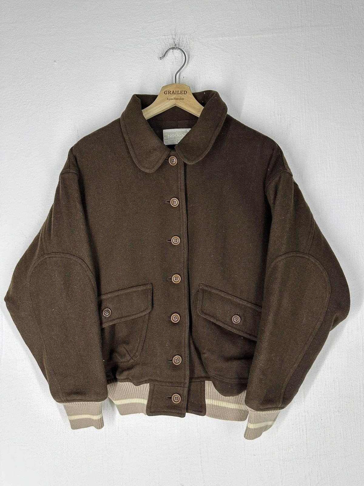 Vintage Vintage 90’s Nougat Sugar Co. LTD Varsity Wool Jacket Size US M / EU 48-50 / 2 - 4 Thumbnail