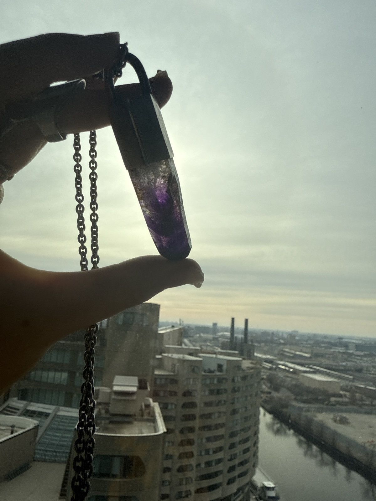 Parts Of Four Parts of 4 amethyst necklace Size ONE SIZE - 5 Thumbnail