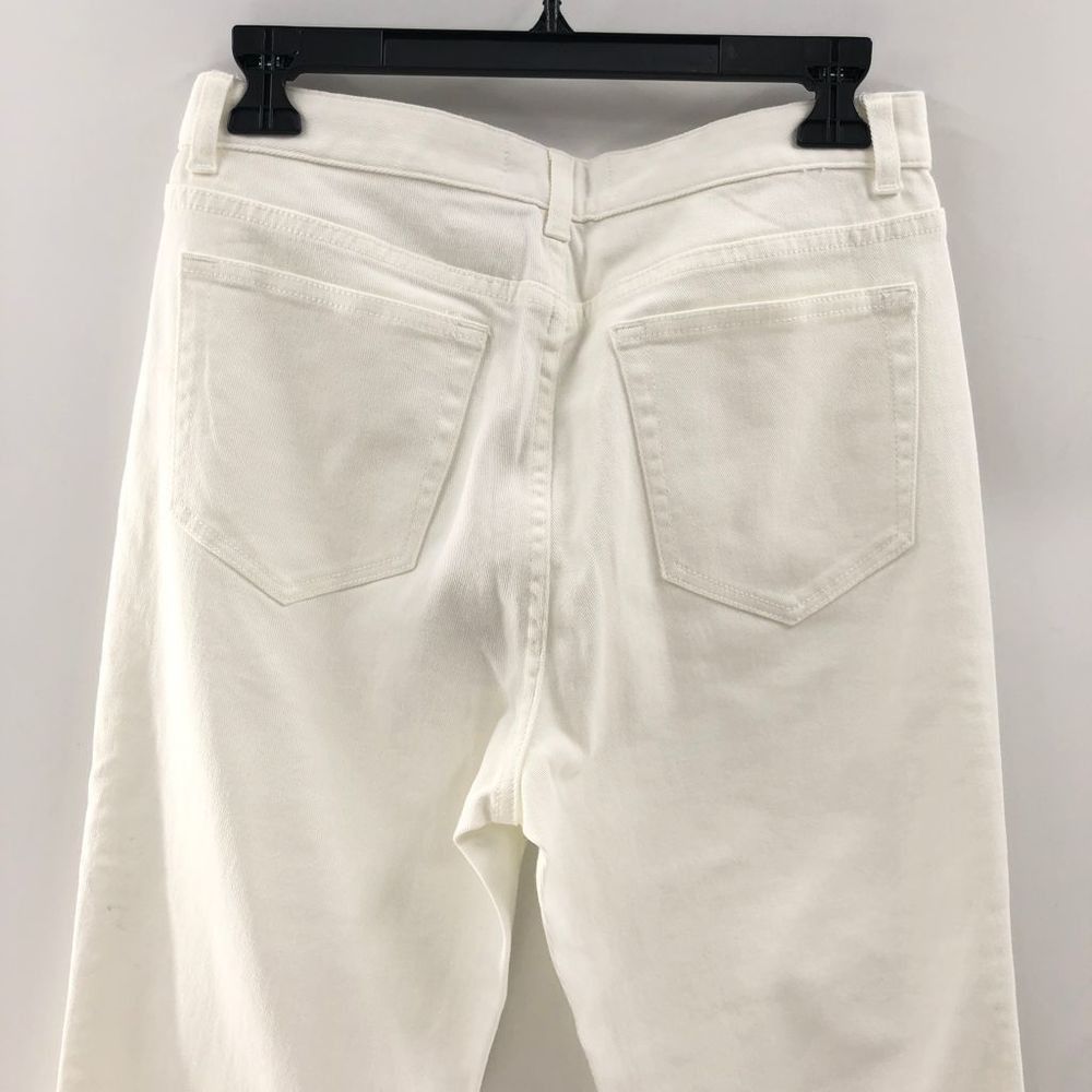 Other Something Navy Nina Denim Pants with Slit in White 6 Size 28" / US 6 / IT 42 - 5 Thumbnail