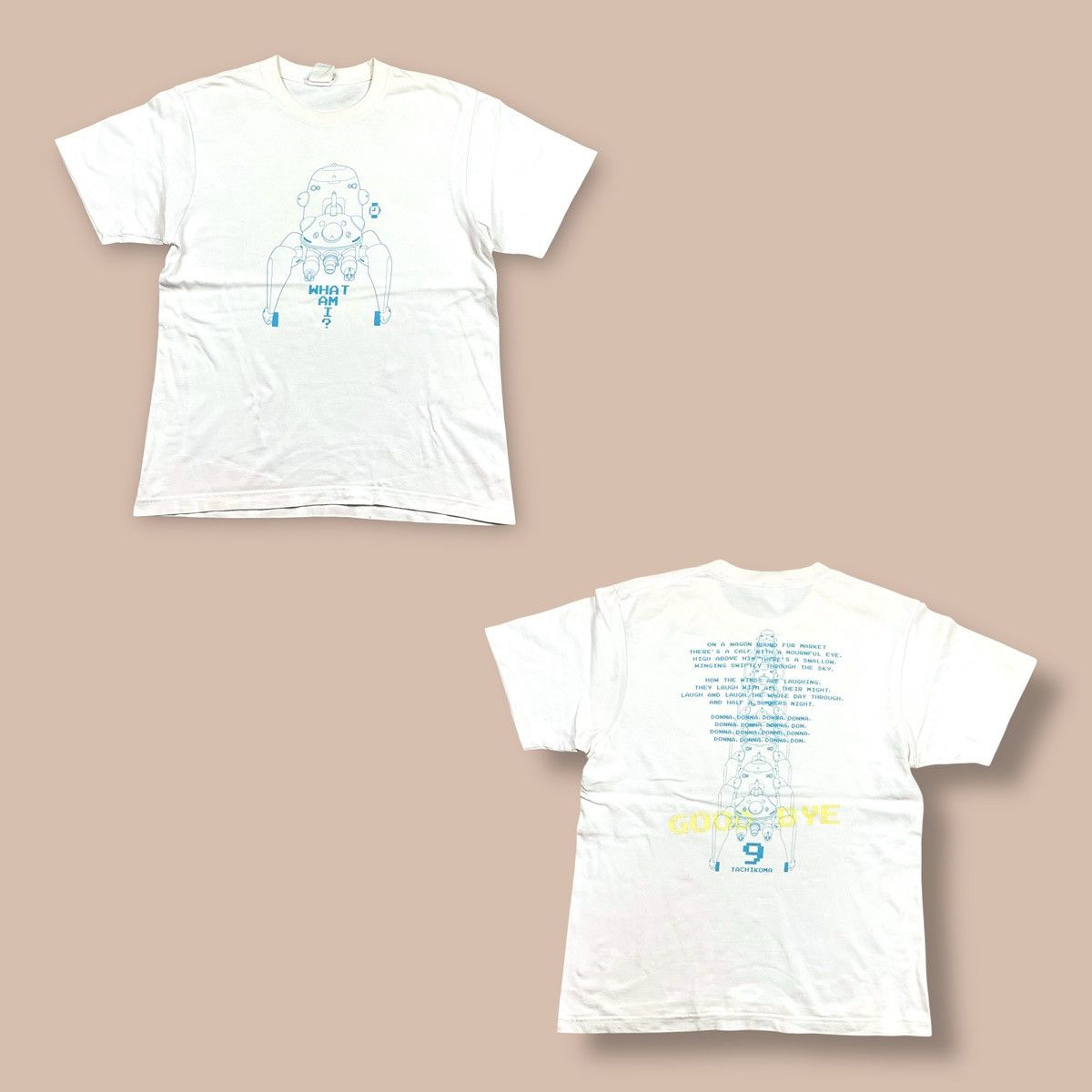 Anime Cospa x Ghost in the Shell "Tachikoma" Tee Size US M / EU 48-50 / 2 - 1 Thumbnail