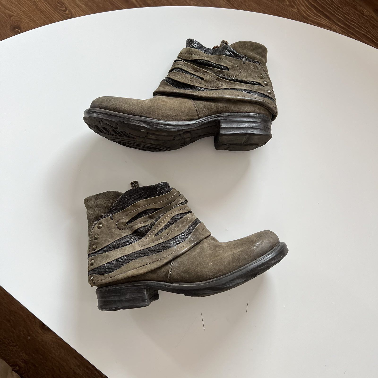 A.S.98 A.S. 98 Boots Shoes Leather Style Rick Owens Size 36 Size US 6 / IT 36 - 1 Thumbnail