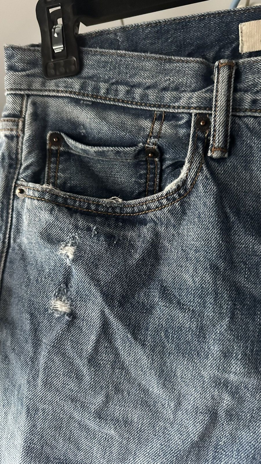 Gap 31” distressed Gap denim Size US 31 - 2 Thumbnail