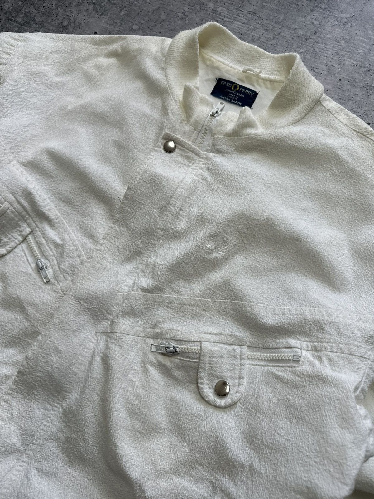 Fred Perry Vintage 90s Fred Perry Y2K Casual Windbreaker Jacket Size US L / EU 52-54 / 3 - 8 Thumbnail
