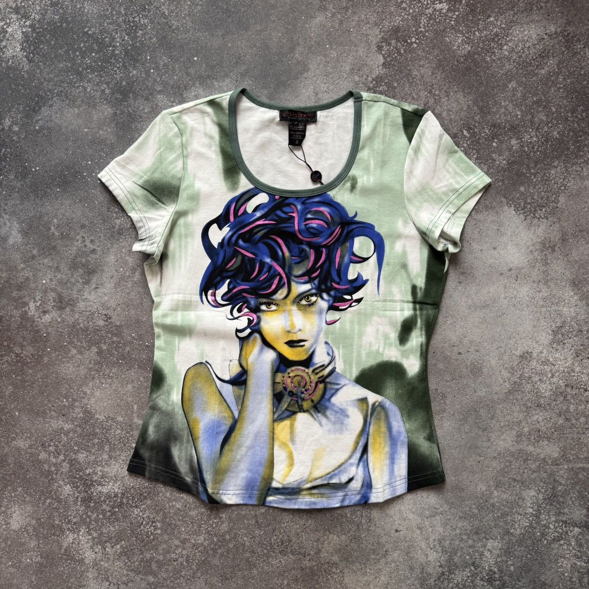 Hysteric Glamour 2000’s Custo Barcelona Style Sexy Lady Glam Y2K T-Shirt Size M / US 6-8 / IT 42-44 - 1 Thumbnail