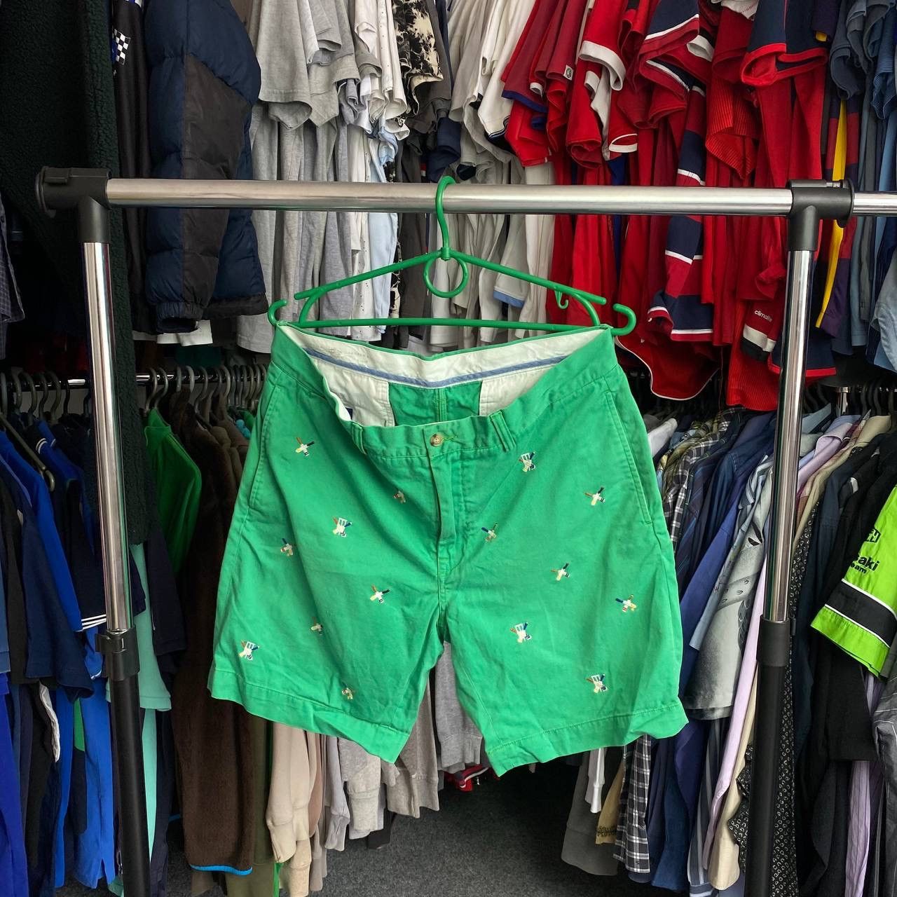 Polo Ralph Lauren × Vintage Vintage Polo Ralph Lauren Monogrammed luxury shorts Size US 34 / EU 50 - 1 Thumbnail