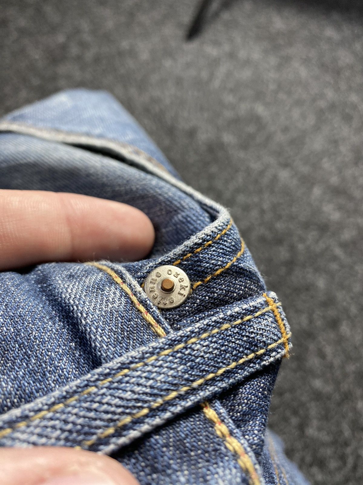 20471120 × Japanese Brand × Vintage 🔥Japanese Etienne Ozeki Baggy Punk Gothic Opium Jeans Rare Size US 36 / EU 52 - 7 Thumbnail