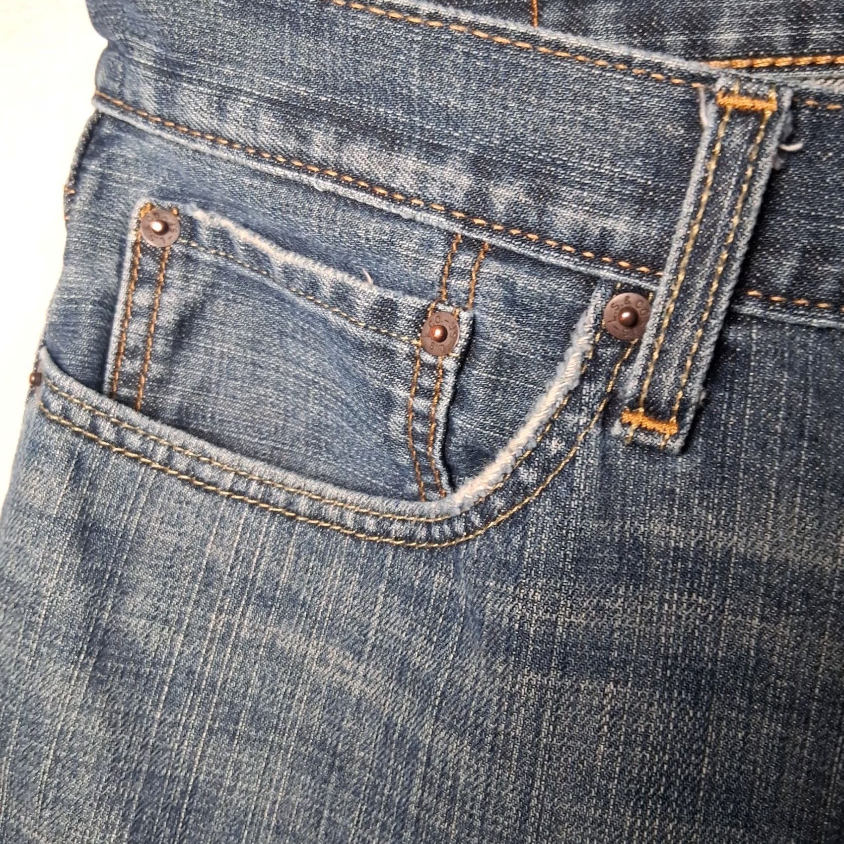Levi's Levi's 559 Jeans 36x29 Men Medium Wash Blue Distressed Work Pants Reading read Size US 36 / EU 52 - 7 Thumbnail