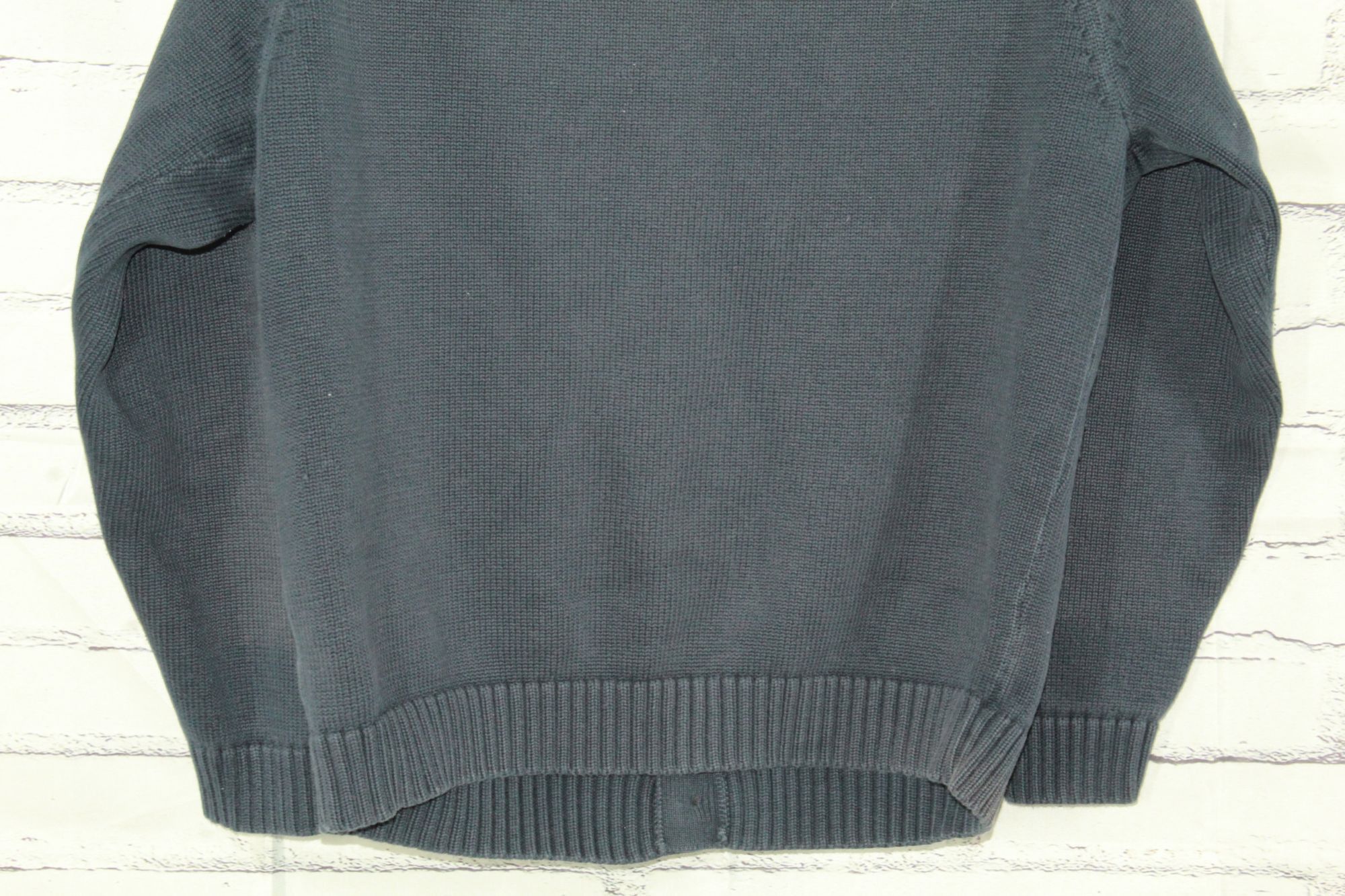 L.L. Bean L.L. Bean Navy Cotton Button Cardigan L Retro Naturecore Size US L / EU 52-54 / 3 - 7 Thumbnail