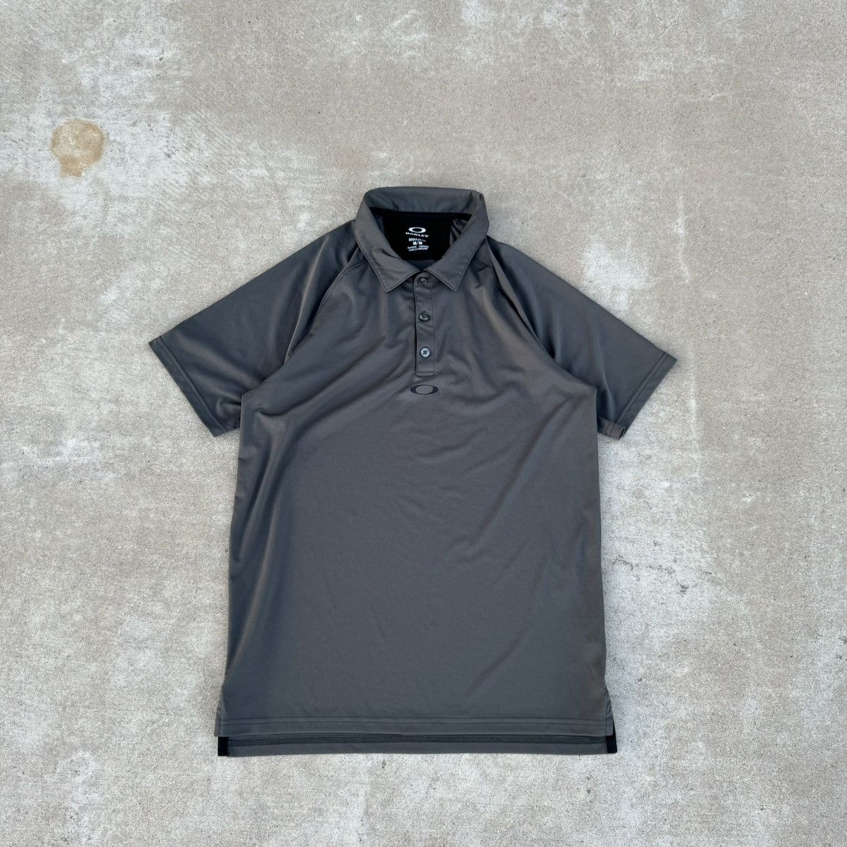 JNCO × Nike × Oakley Vintage Y2K Grey Oakley Center Graphic Polo Medium Size US M / EU 48-50 / 2 - 1 Thumbnail