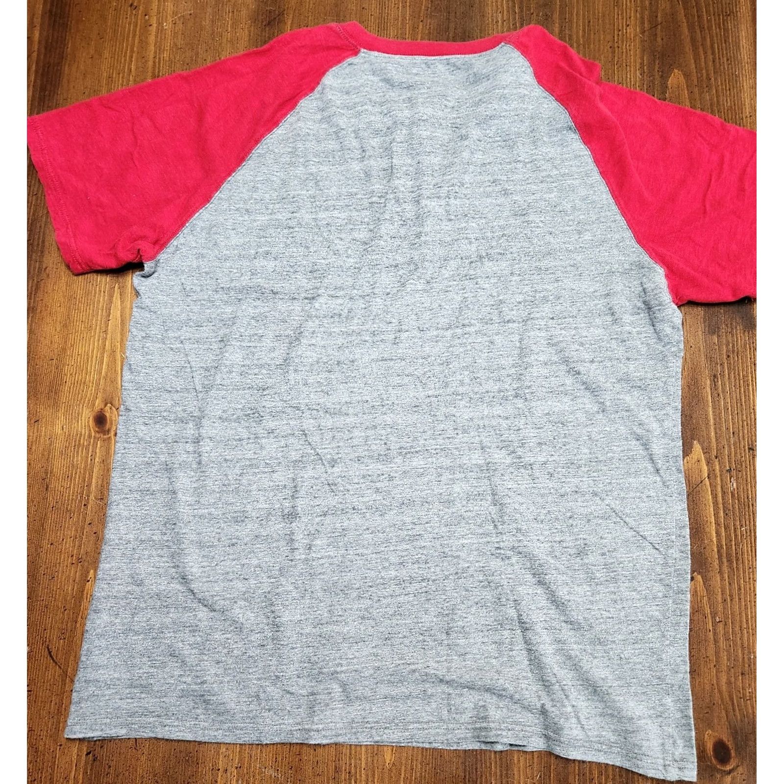 American Eagle Outfitters American Eagle Men’s Grey Red Short Sleeve T-shirt XLT Big & Tall Size US XL / EU 56 / 4 - 2 Thumbnail