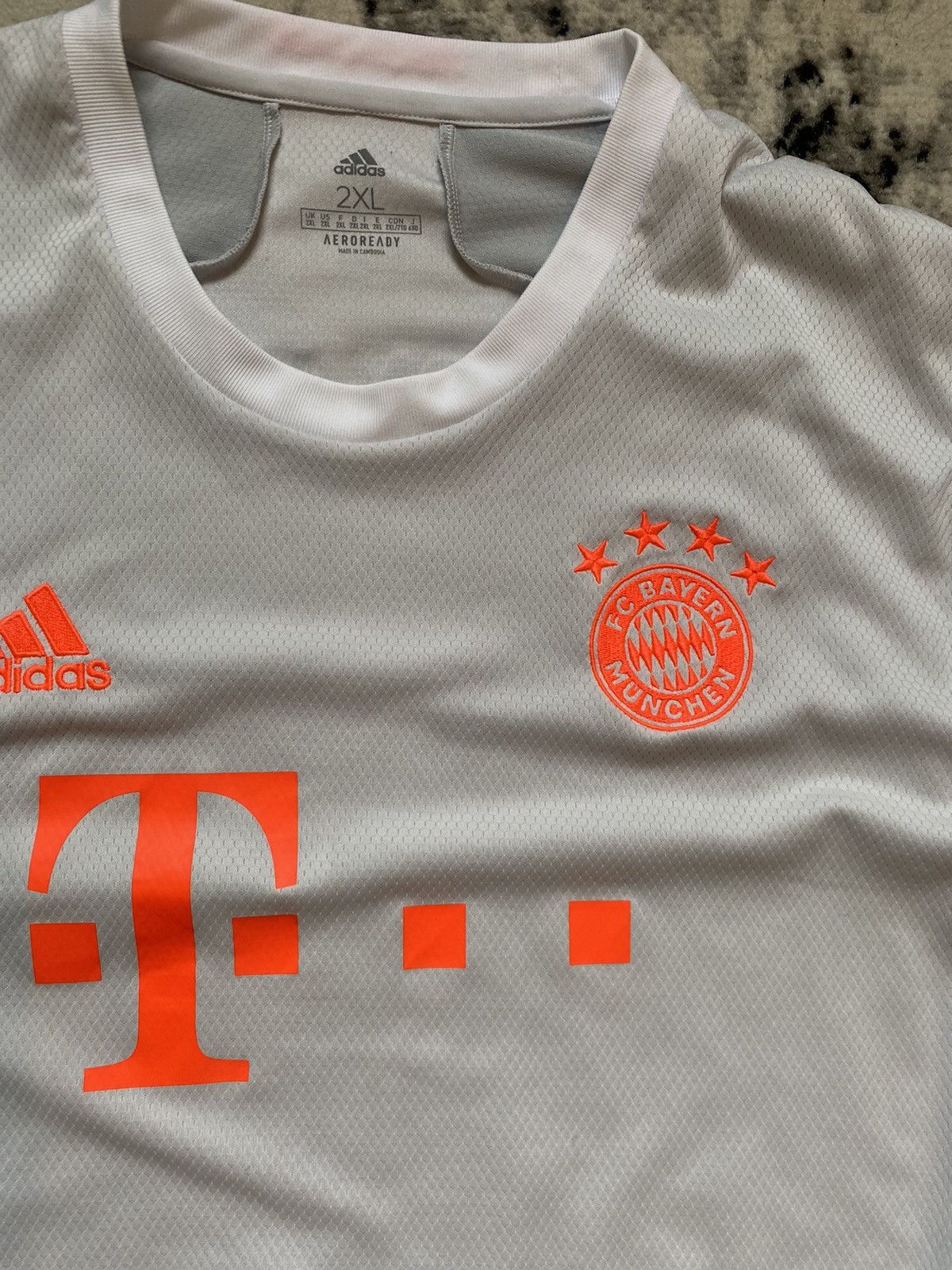 Adidas × Vintage Adidas Bayern Munich Jersey 2020 Away Authentic T-Shirt Size US XL / EU 56 / 4 - 7 Thumbnail