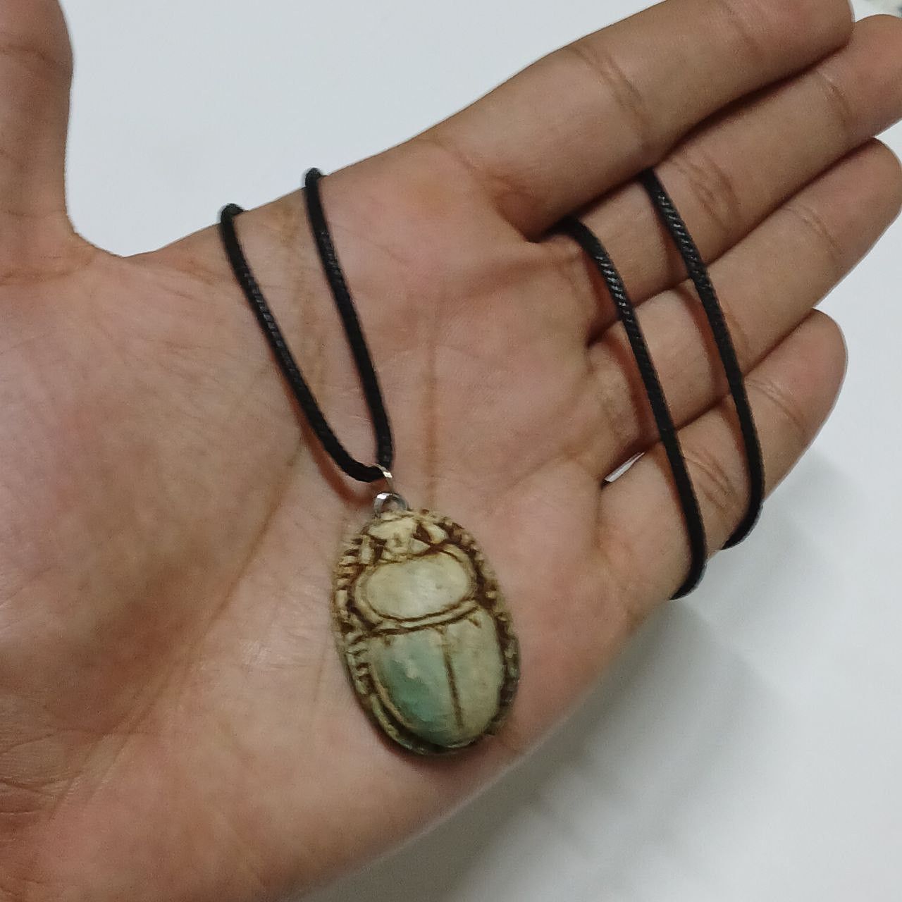 Other Elegant Egyptian scarab necklace with a handcrafted Size ONE SIZE - 6 Thumbnail