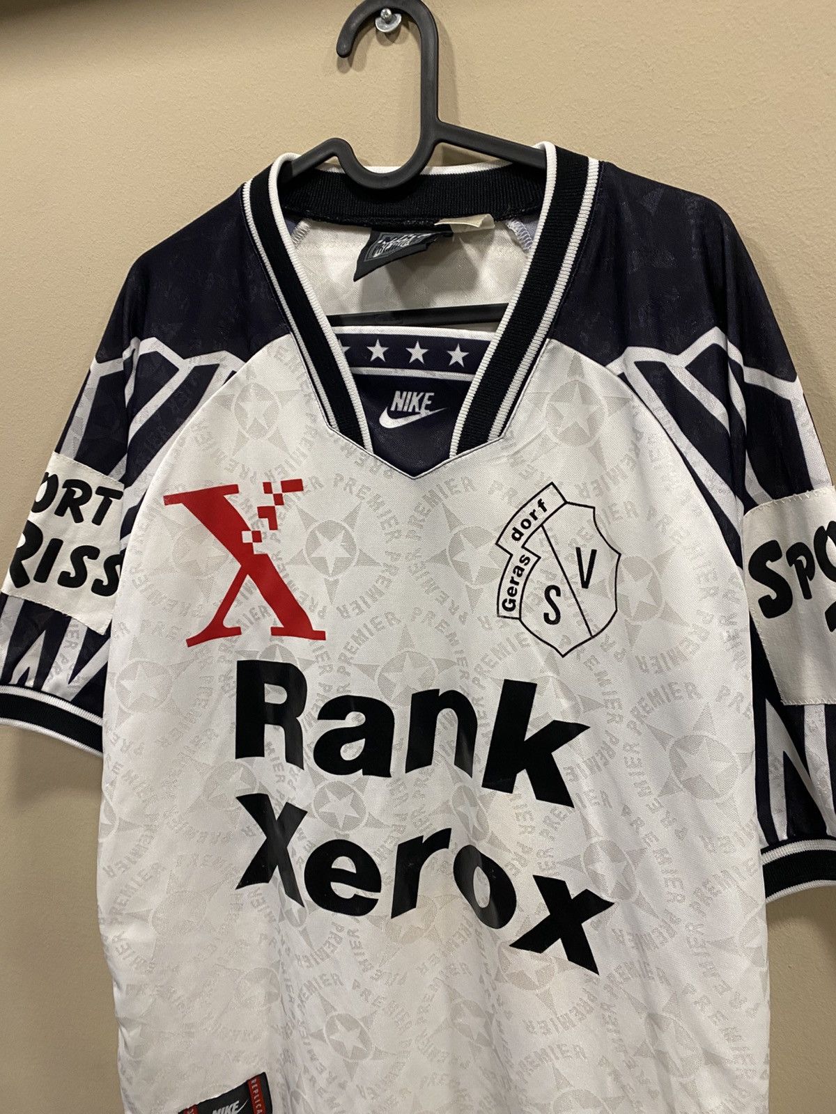 Nike Vintage Nike Premier SV Gerasdorf Match Worn 7 Jersey Size US XL / EU 56 / 4 - 3 Thumbnail