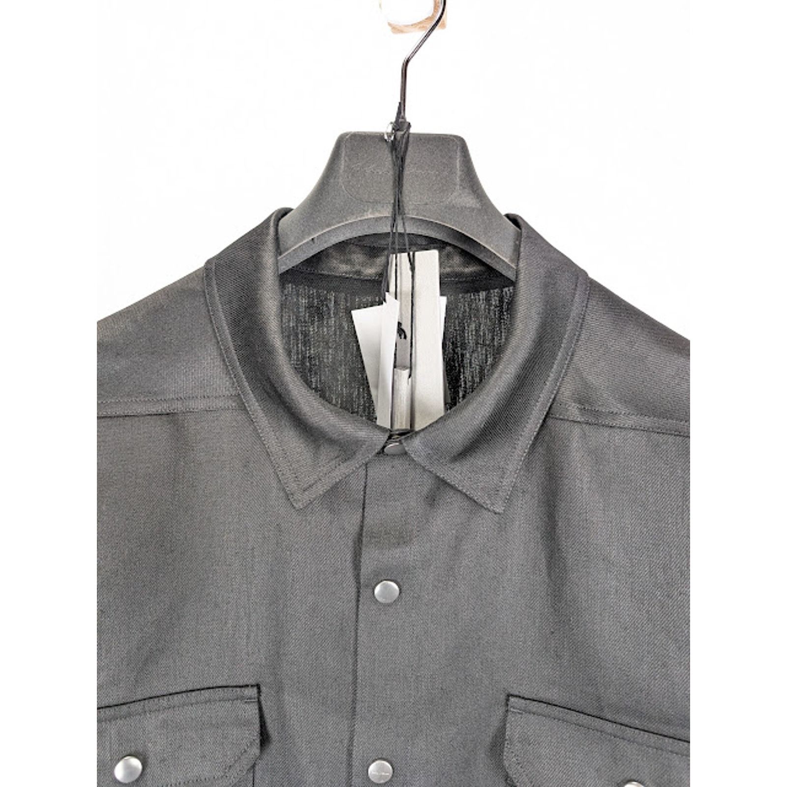 Rick Owens o1rshd1 Jumbo Sl Outershirt in Black Size US L / EU 52-54 / 3 - 3 Thumbnail