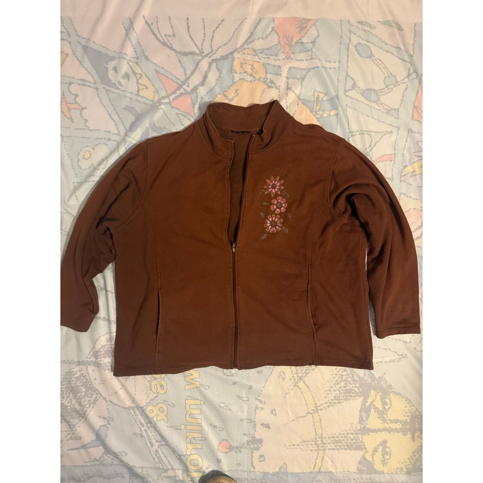 Other Trilogy Brown Floral Sweatshirt - Women's Size Size M / US 6-8 / IT 42-44 - 1 Thumbnail