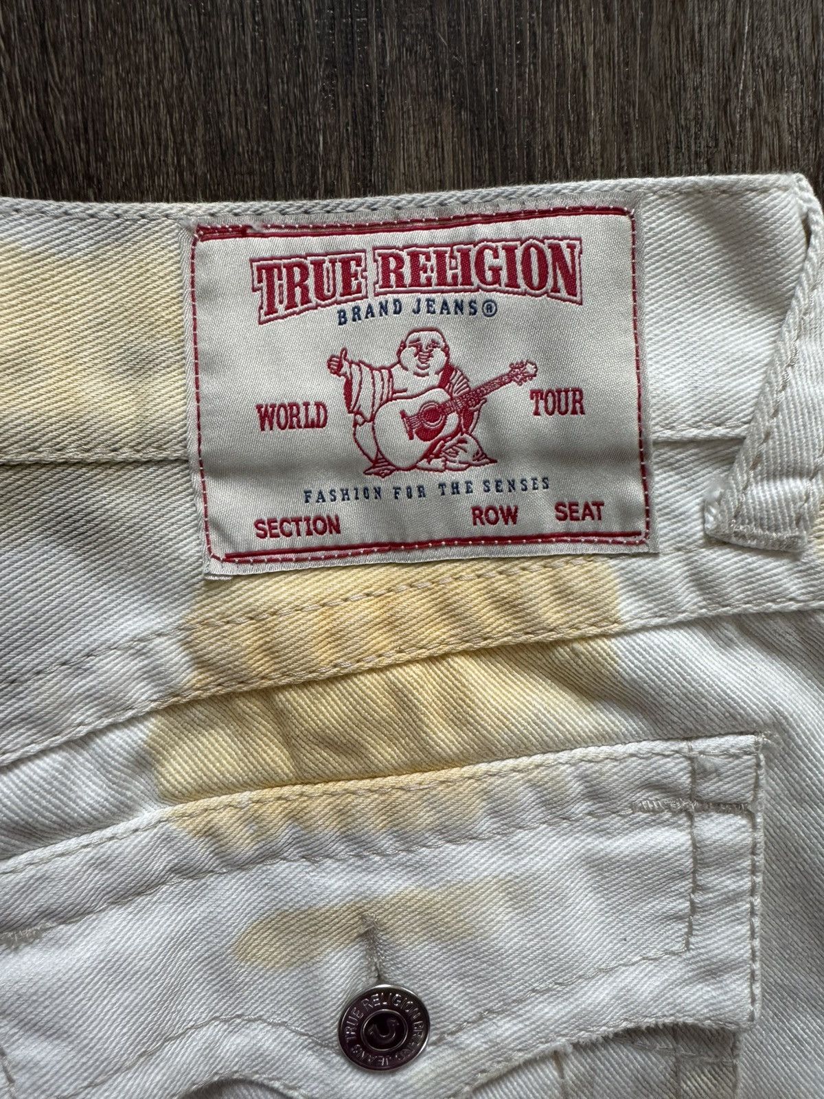 True Religion True Religion Bleached Jeans Size US 32 / EU 48 - 5 Thumbnail