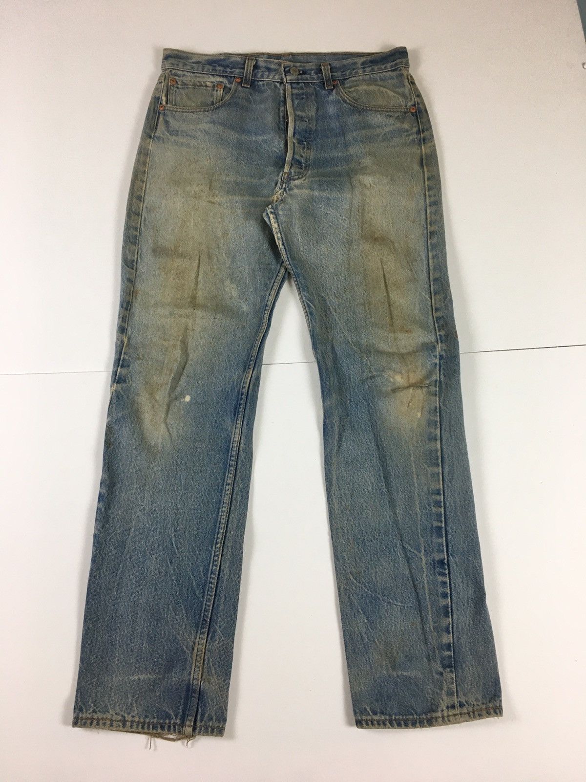 Levi's Vintage Clothing Vintage 90s Levi’s 501 Made In USA Size US 35 - 1 Thumbnail