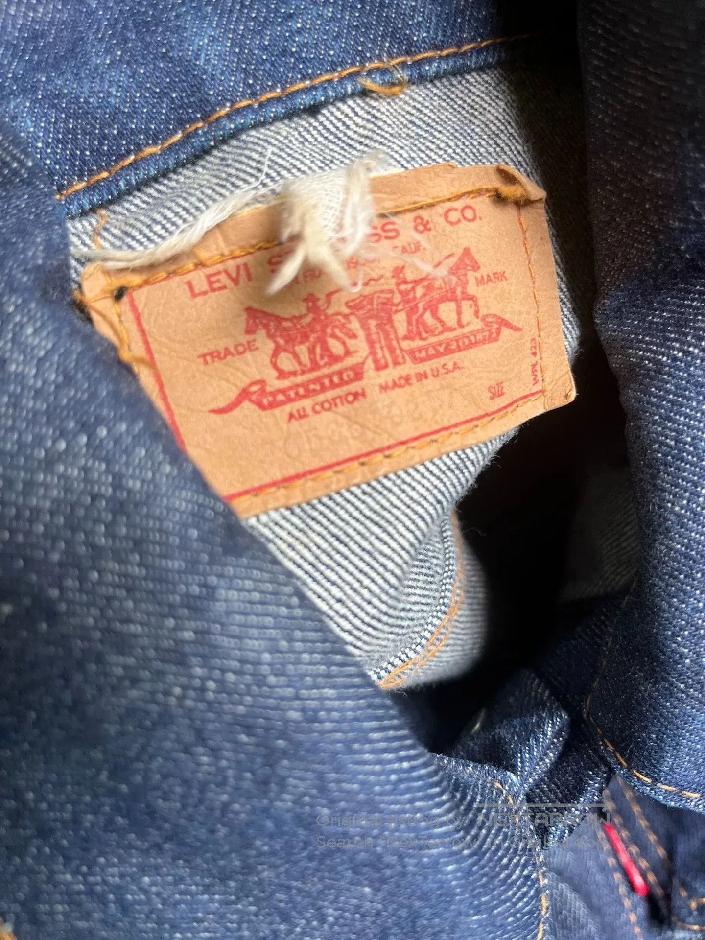 Levi's Vintage Clothing Levi's 70505 USA Made Men's Denim Jacket. Size US S / EU 44-46 / 1 - 8 Thumbnail