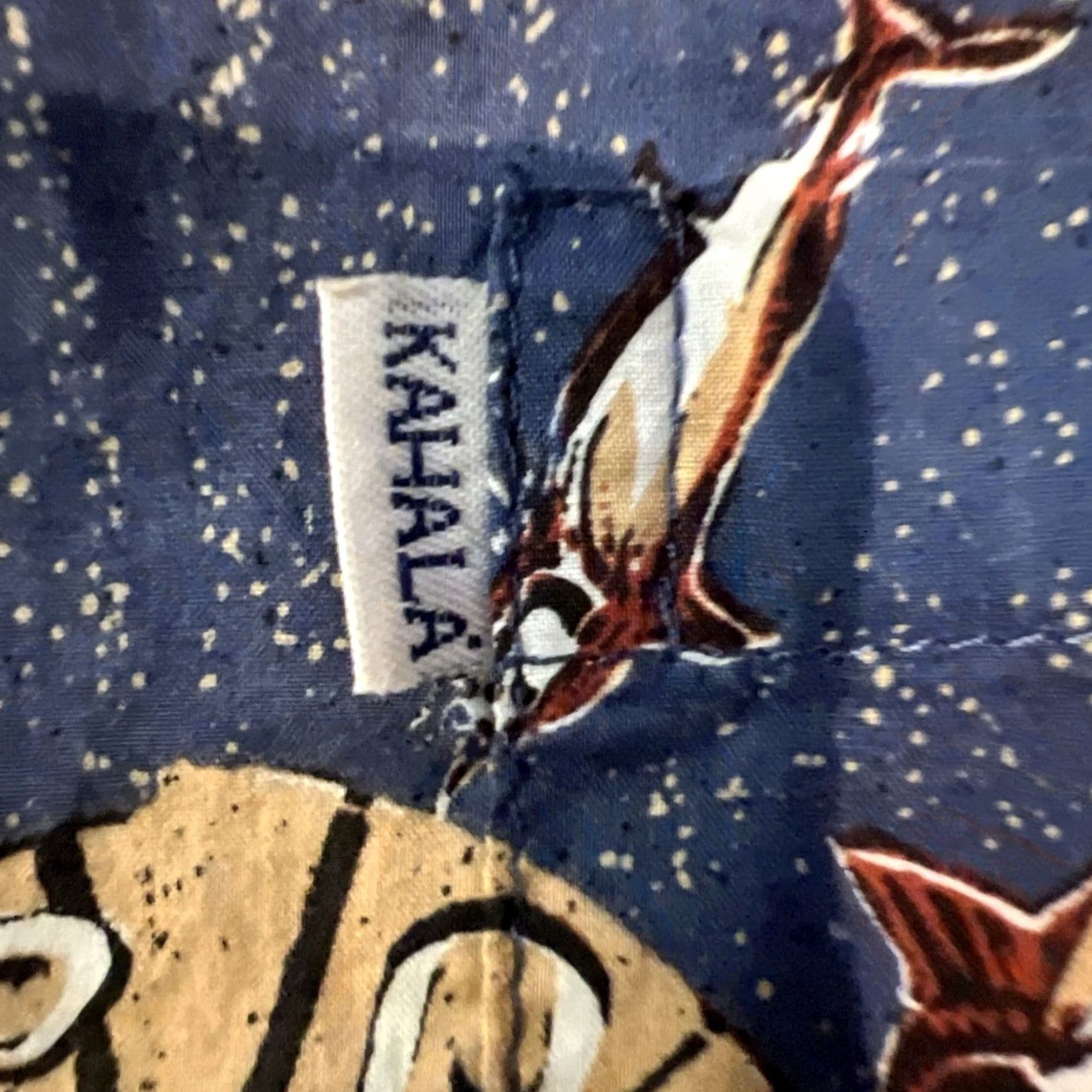 ALOHAS KAHALA HAWAIIAN ALOHA Button-Up Pocket SHIRT Small Blue Sailing Fishing Surfers Pattern Short Sleeve Men's Regular XS? Size US S / EU 44-46 / 1 - 4 Thumbnail