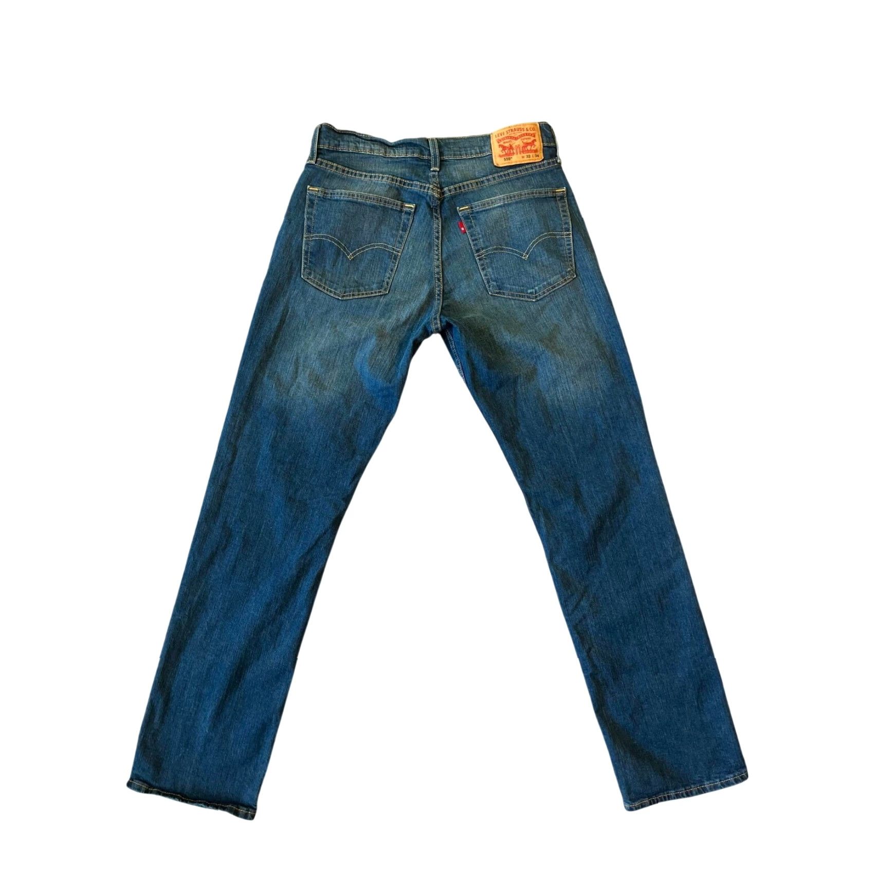 Levi's Levi’s Jeans Men 32x34 Relaxed Straight Leg Denim Dark Wash 5-Pocket Comfort Casual Jeans Men 32 Regular Waist 30 Inseam 31 Inseam No N/A Size US 32 / EU 48 - 2 Thumbnail