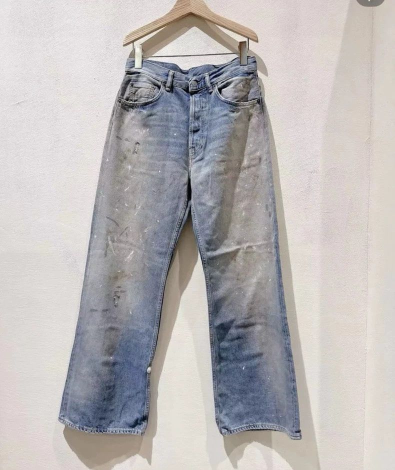 Acne Studios acne studios Splash ink wide-leg jeans 2502-Nextarrow Size US 32 / EU 48 - 8 Thumbnail