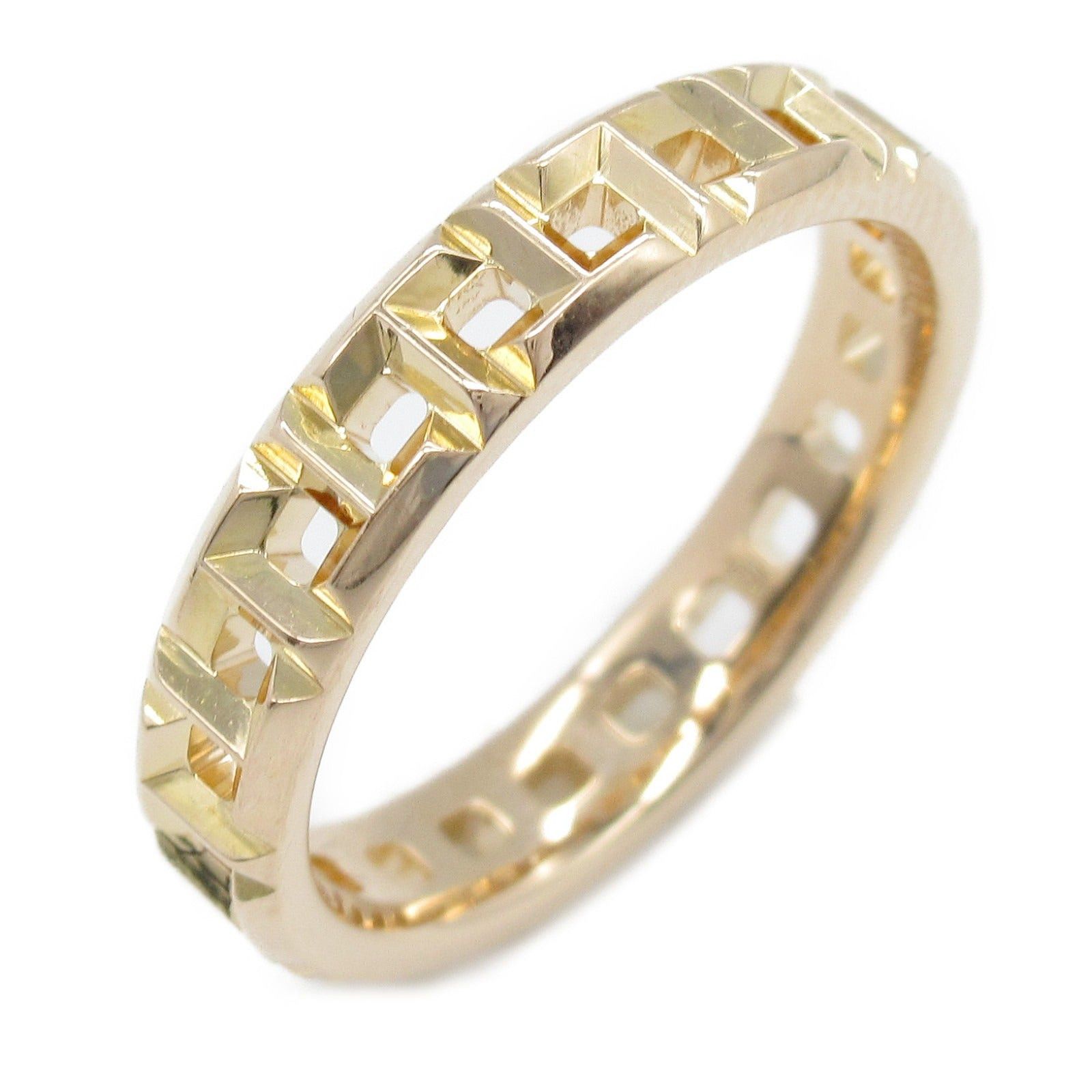 Tiffany Co T True Narrow Ring K18Pg (Pink Gold) Gold