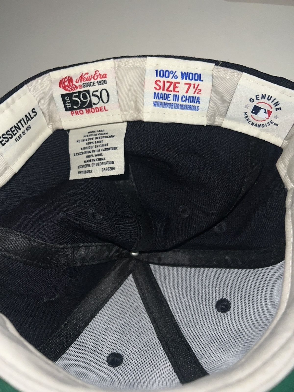 Essentials × Fear of God × New Era Fear Of God x New Era cap Size ONE SIZE - 2 Thumbnail
