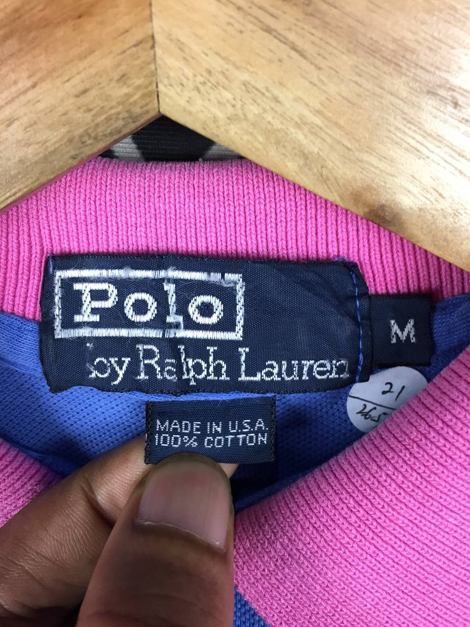 Polo Ralph Lauren Vtg Polo Ralph Lauren Pony Logo Made In Usa Polo Shirt Size US M / EU 48-50 / 2 - 16 Thumbnail