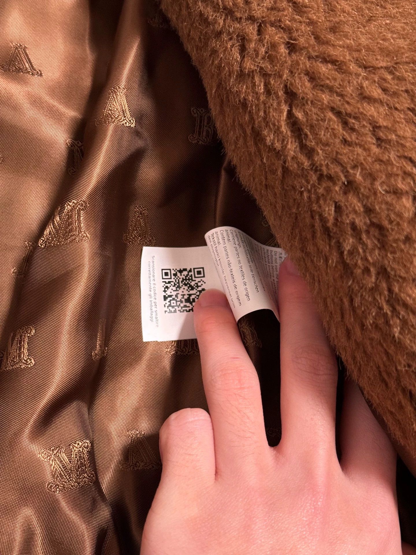 Max Mara MaxMara Nebula Teddy Caramel XS Teddy Coat Size XS / US 0-2 / IT 36-38 - 7 Thumbnail