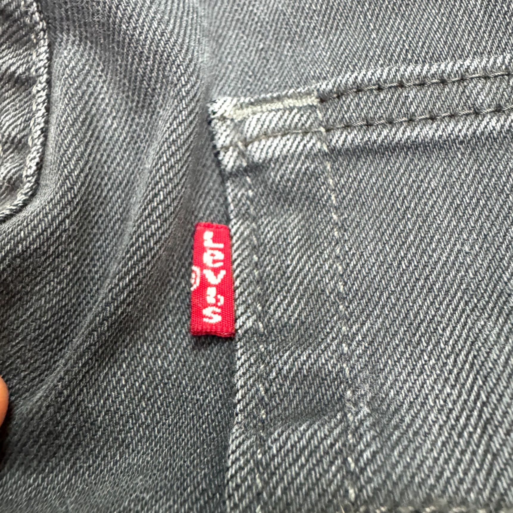 Levi's Levi's 511 Slim Fit Jeans Mens 32x30 Dark Gray Denim 5-Pocket Straight Casual Size US 32 / EU 48 - 3 Thumbnail