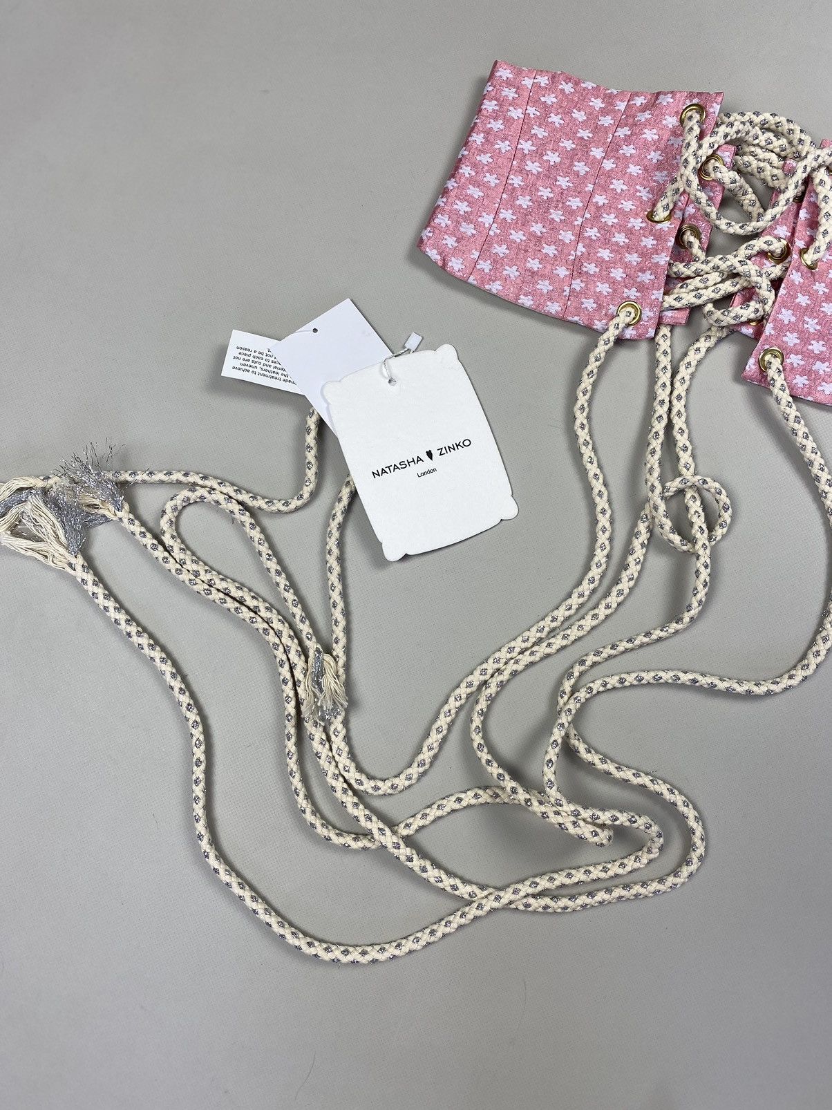 Designer × Natasha Zinko BNWT! Natasha Zinko brocade corset belt size US 0 / IT 38 Size ONE SIZE - 9 Thumbnail