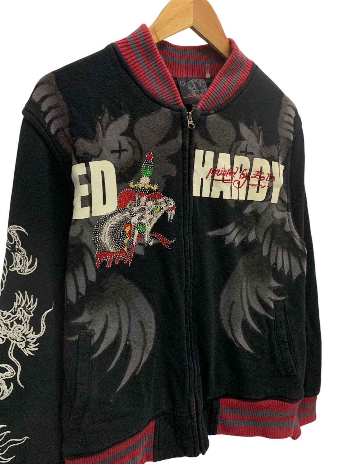Ed Hardy Ed Hardy Tattooing by Christian Audigier Sweater Size US L / EU 52-54 / 3 - 4 Thumbnail