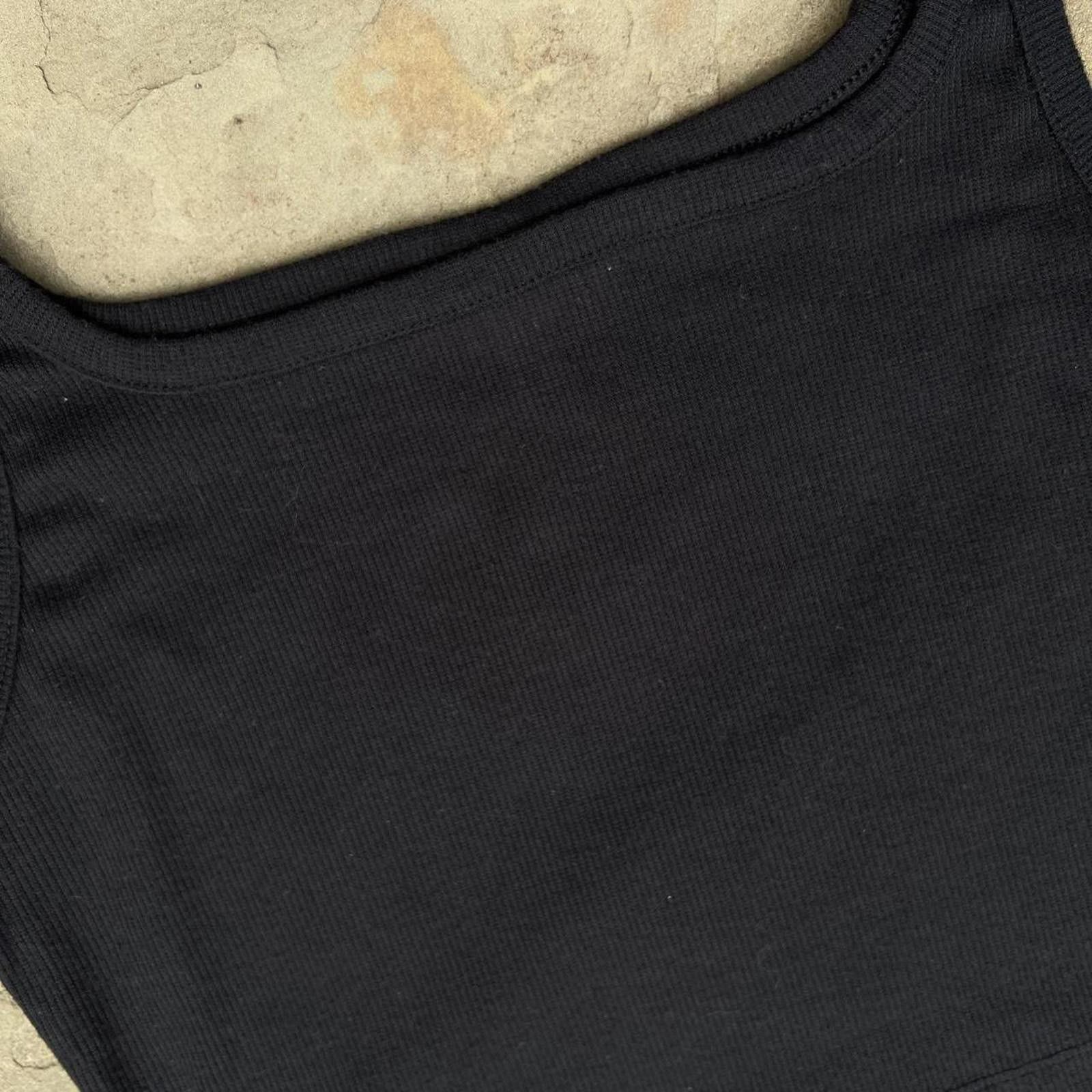 Other Black Knit Cropped Tank Top Size S / US 4 / IT 40 - 2 Thumbnail