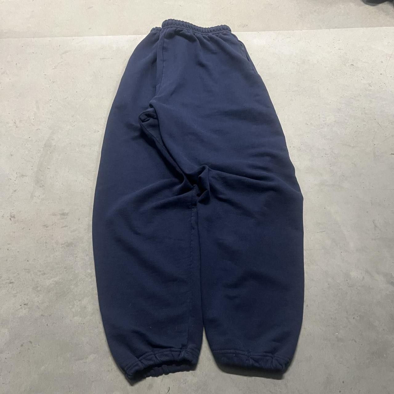Japanese Brand × Vintage Crazy Vintage Y2K Blue Sweatpants with a relaxed fit! Size US 34 / EU 50 - 5 Thumbnail