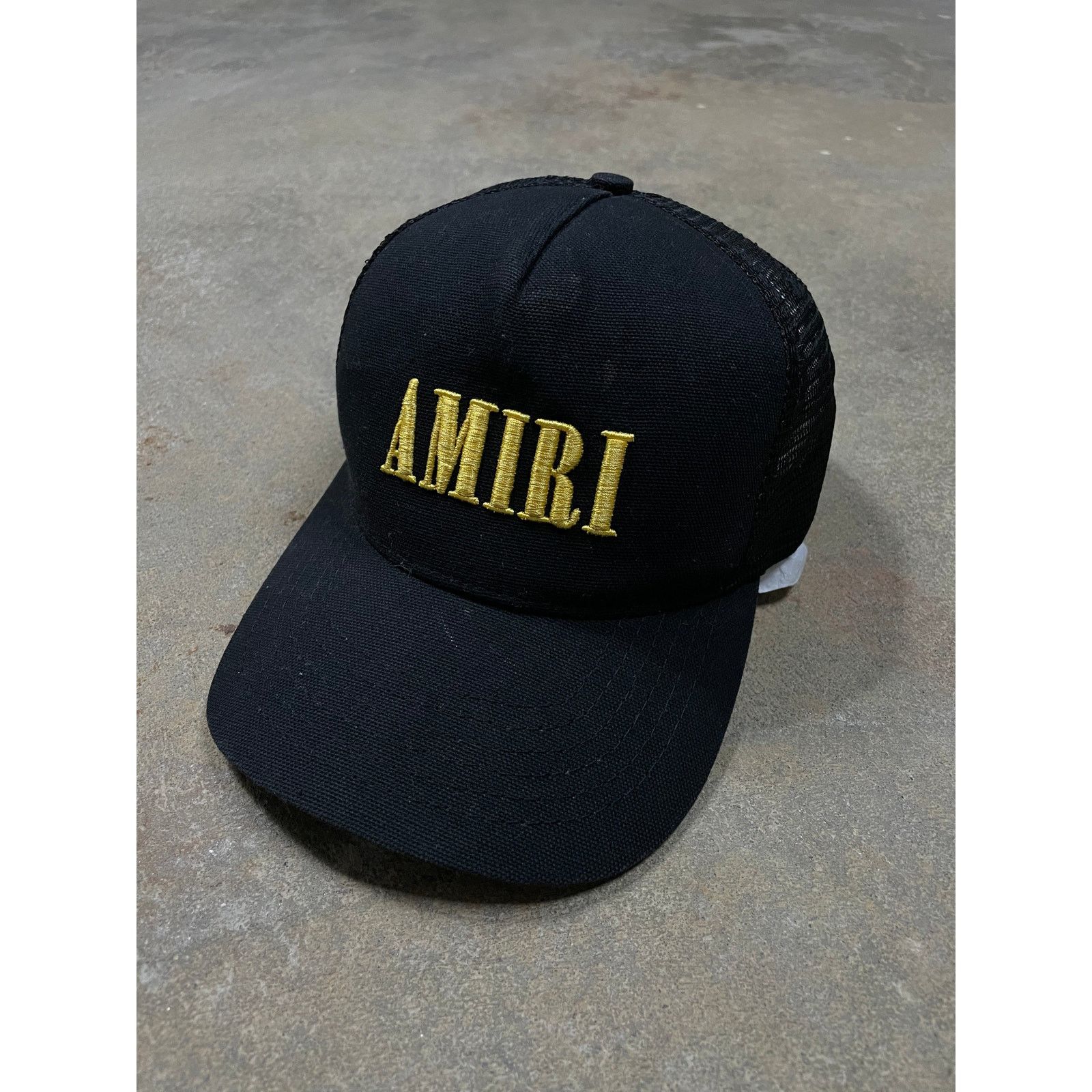 Amiri Amiri Cap Black Yellow Used OS Size ONE SIZE - 1 Thumbnail