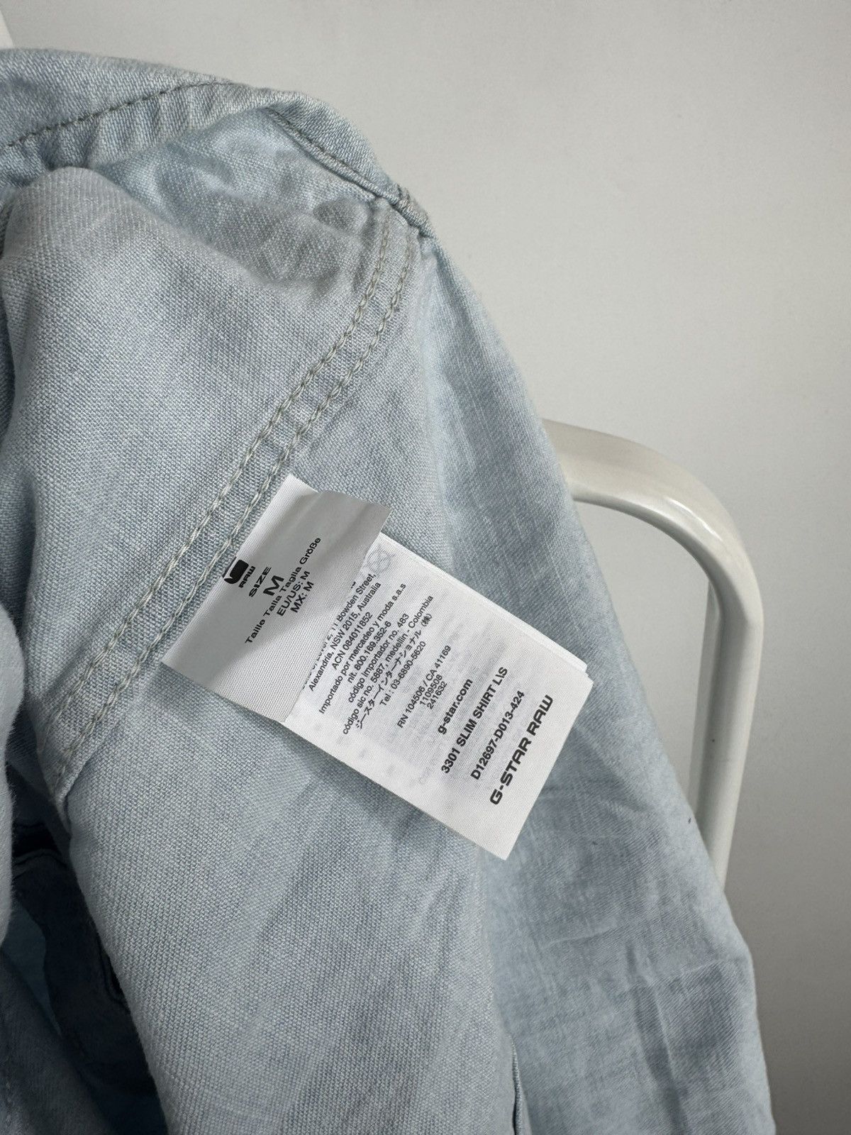 G-Star G-Star Raw Slim Shirt L/S Size US M / EU 48-50 / 2 - 4 Thumbnail