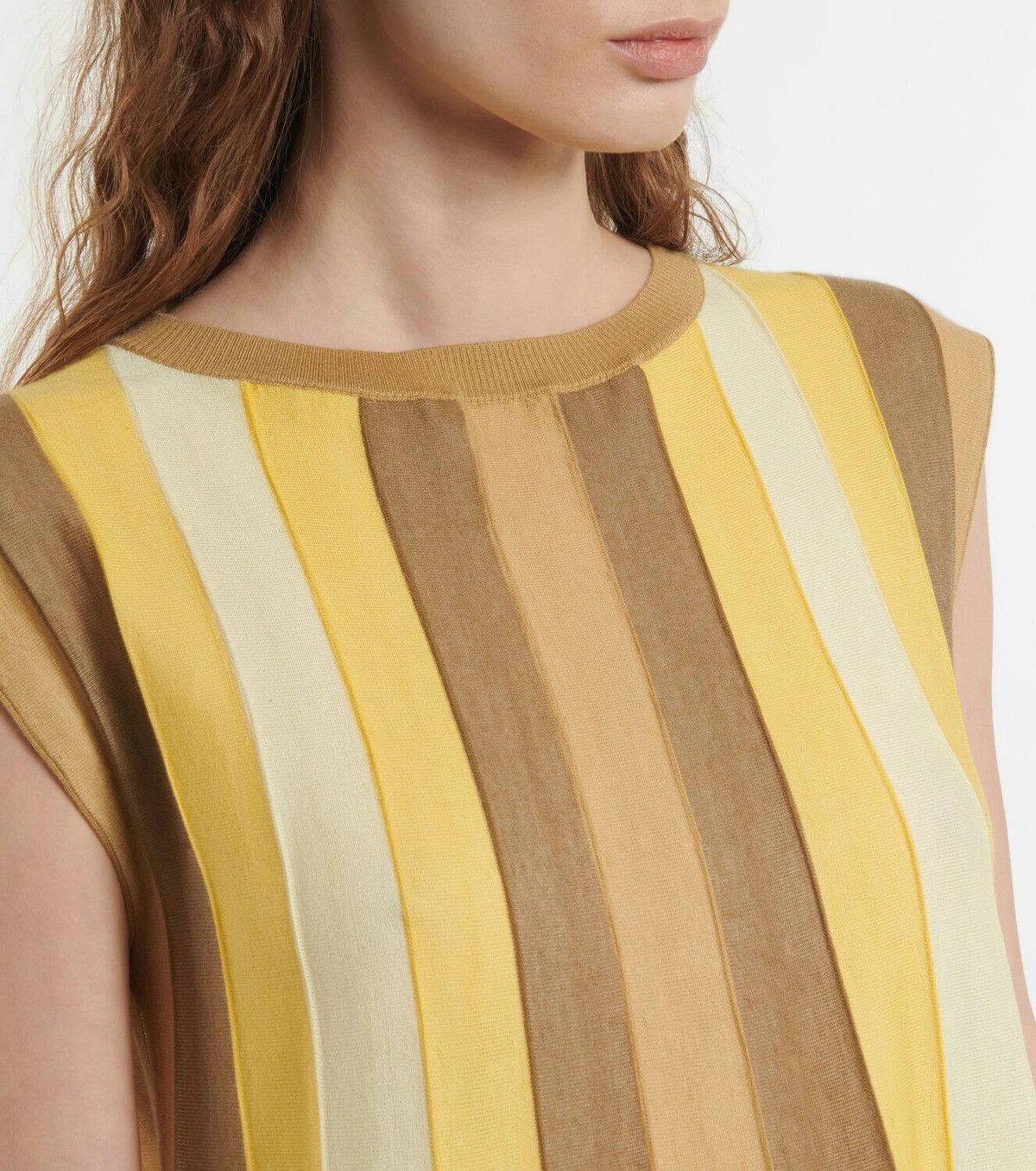 Loro Piana o1srvl11e0824 Edinburgh Maxi Dress in Multicolor Size M / US 6-8 / IT 42-44 - 4 Thumbnail
