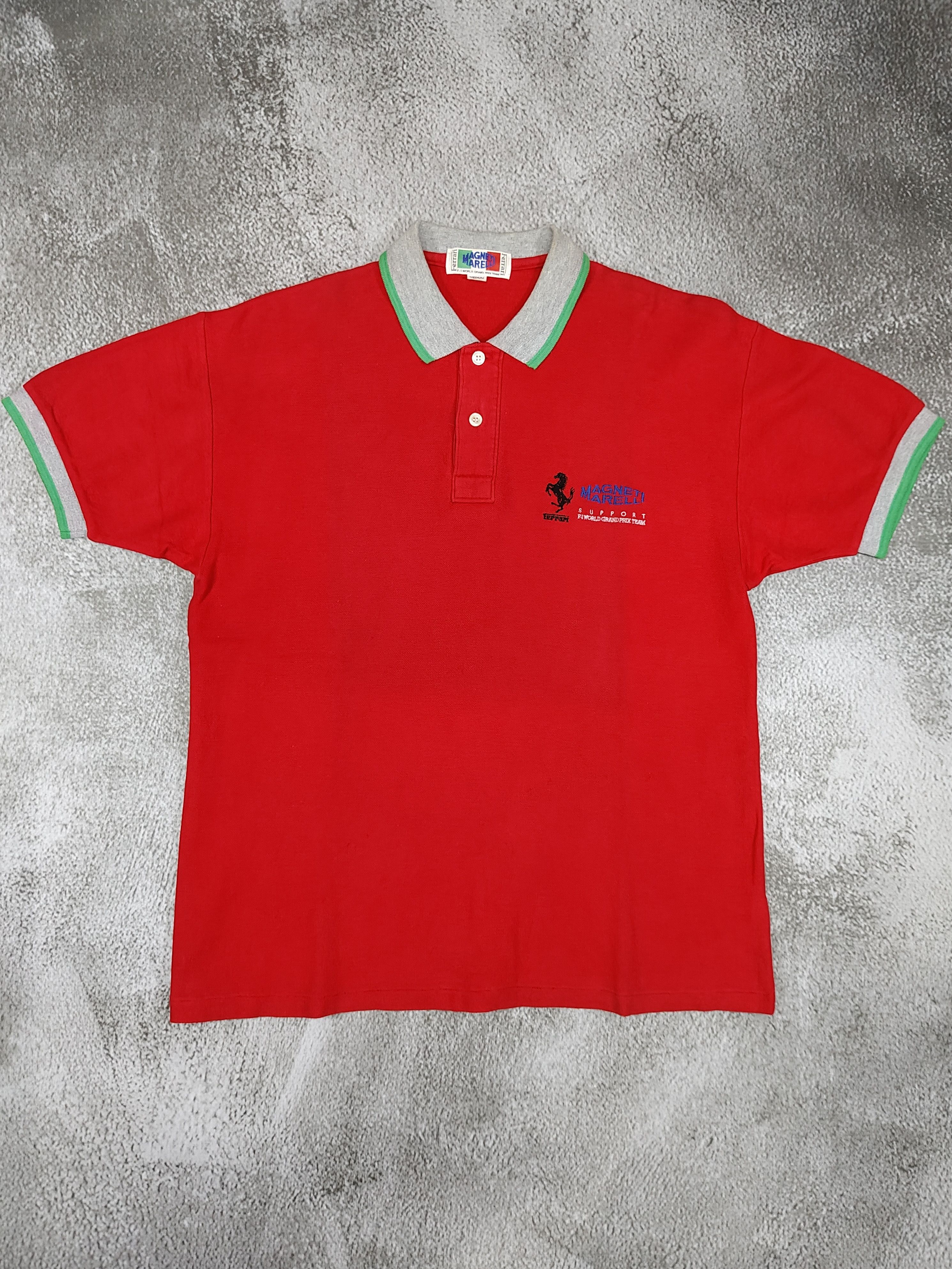 Ferrari 90s Ferrari- Magneti Marelli F1 Team Embroidered Logo Polos Size US M / EU 48-50 / 2 - 1 Thumbnail