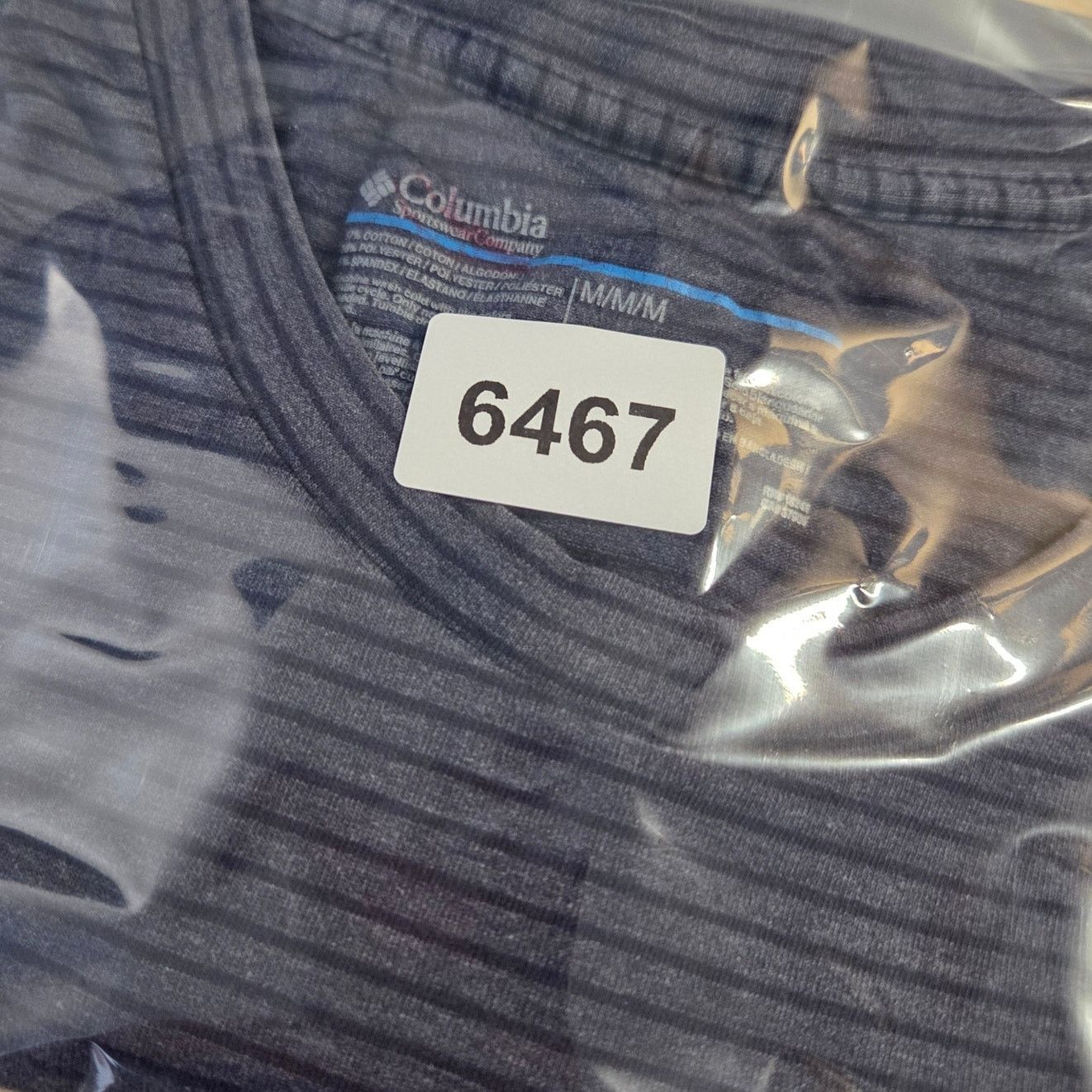 Columbia Columbia Mens Medium Gray Striped Short-Sleeve T-Shirt Size US M / EU 48-50 / 2 - 8 Thumbnail