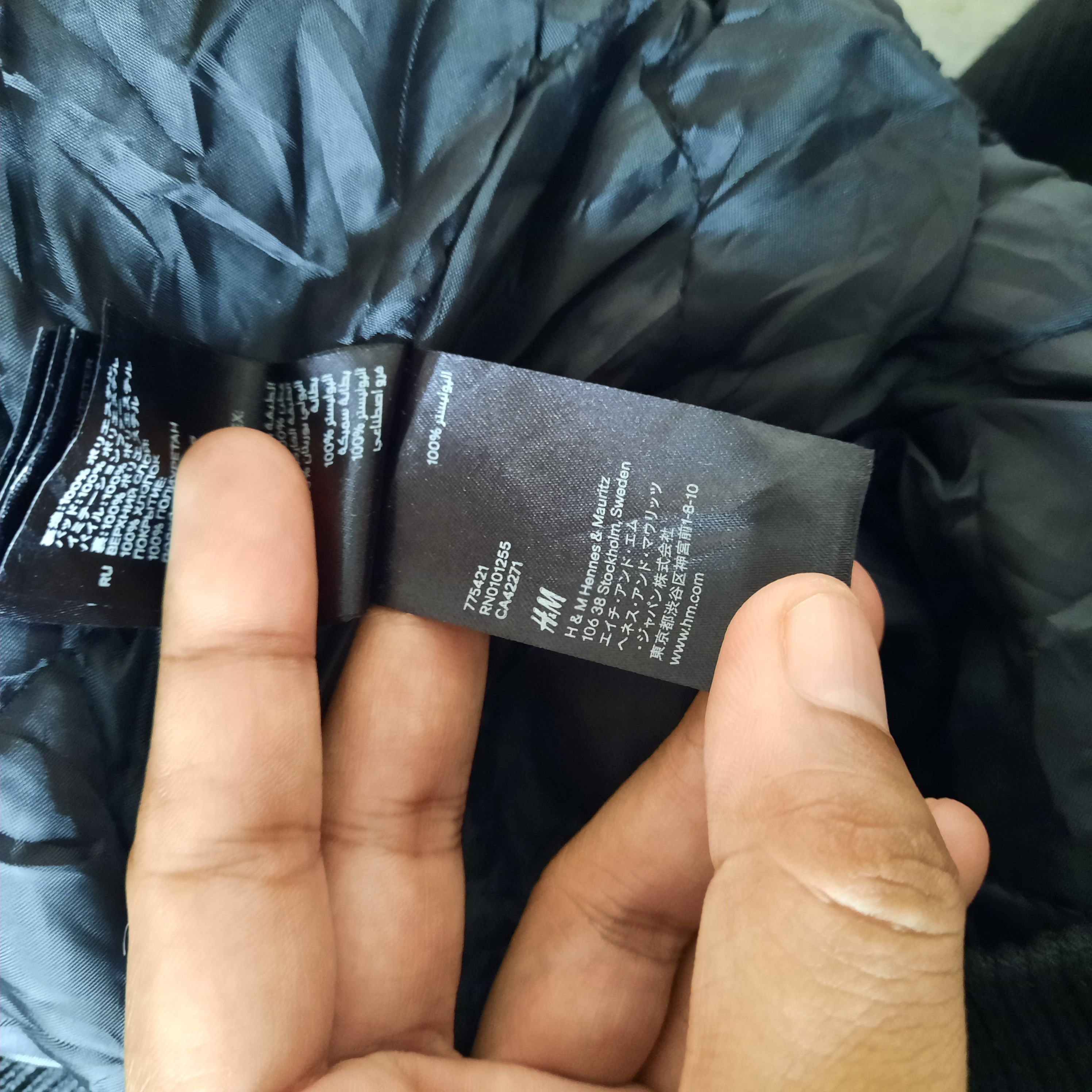 If Six Was Nine ⚒️ H&m super black rock star coated jacket Size US M / EU 48-50 / 2 - 7 Thumbnail