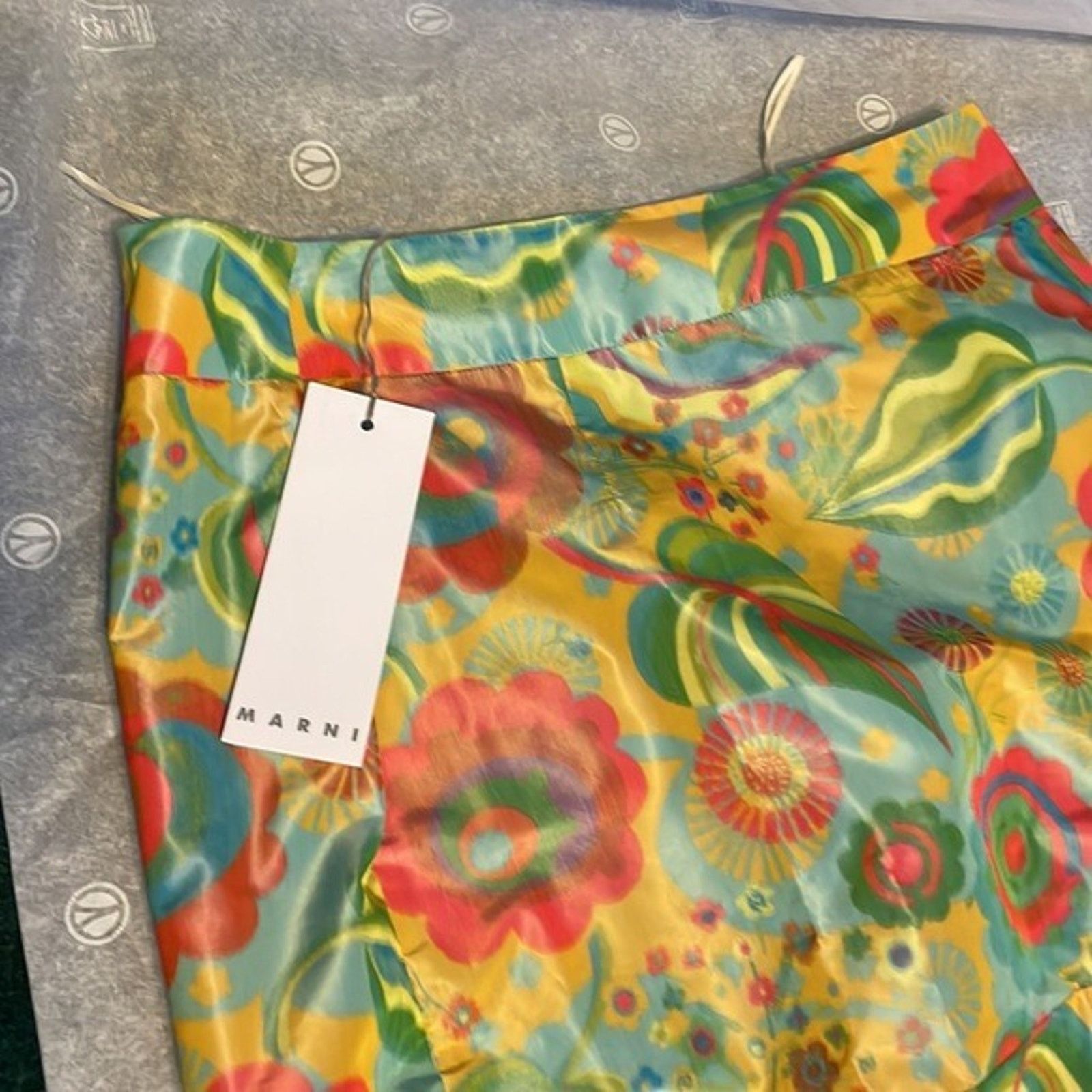 Marni Marni floral a line skirt multicolor size 6 Size 28" / US 6 / IT 42 - 8 Thumbnail