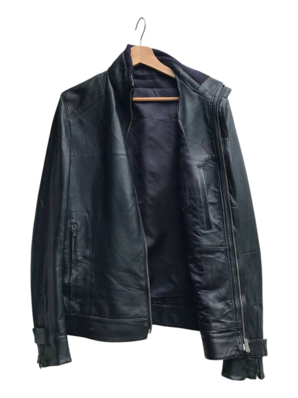 Calvin Klein × Calvin Klein 205W39NYC Vintage Calvin Klein Sheepskin Leather Jacket Size US L / EU 52-54 / 3 - 2 Thumbnail