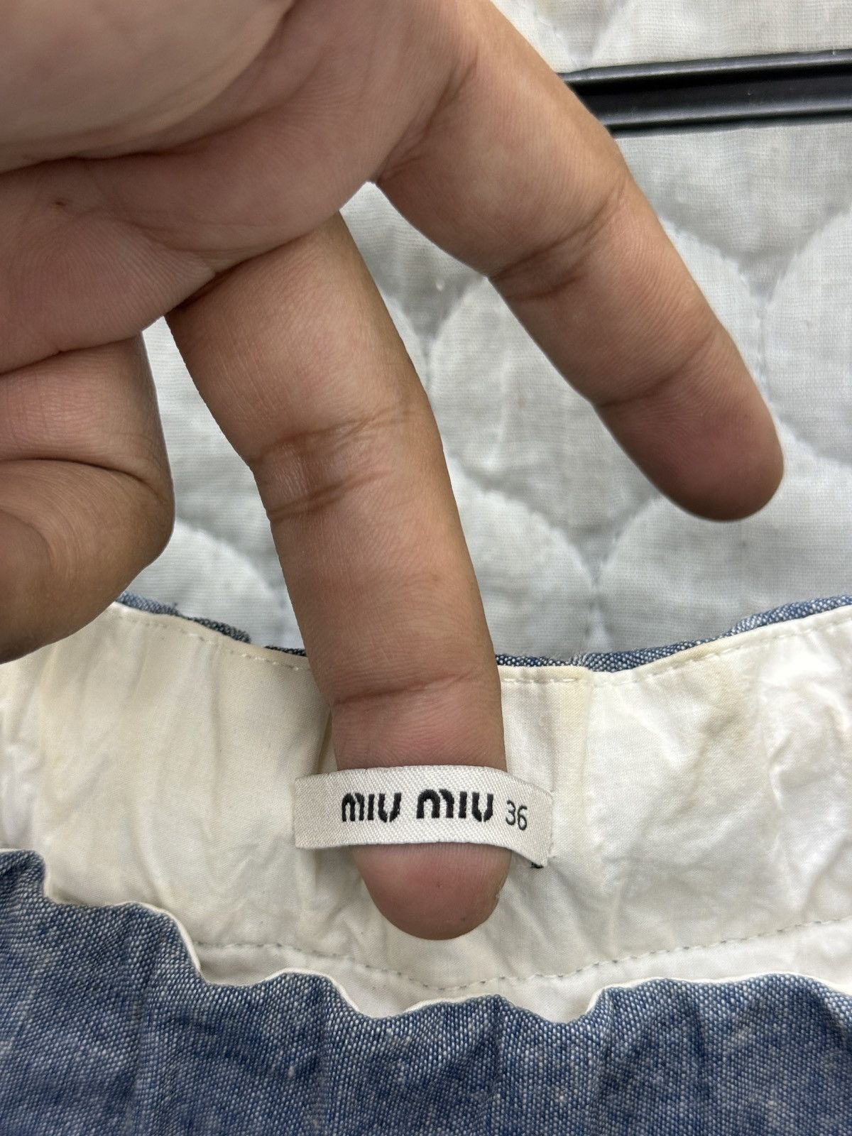 Miu Miu 🔥🔥🔥ARCHIVE MIU MIU SKIRTS Size 31" - 4 Thumbnail