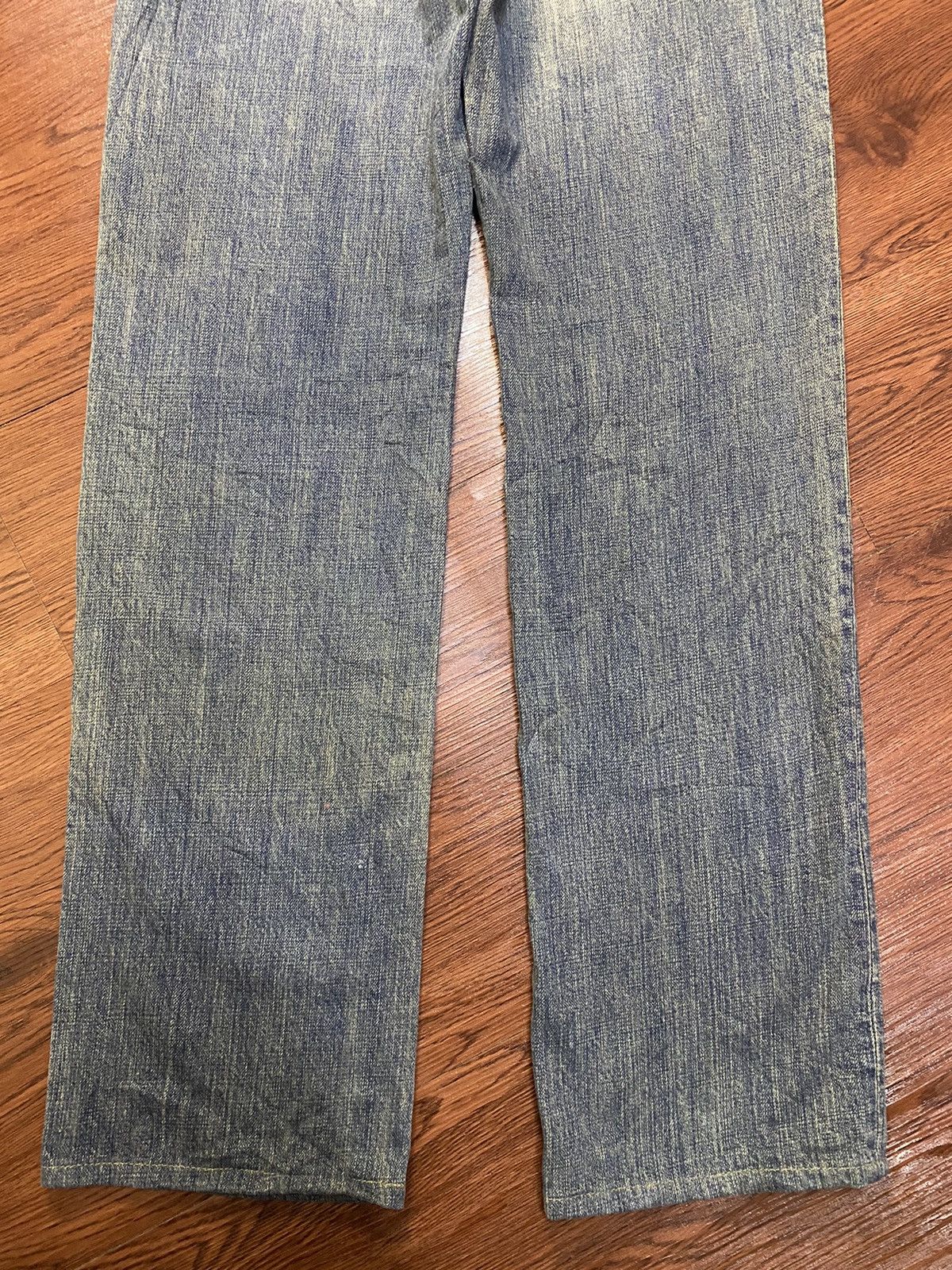 Japanese Brand Vintage Y2K Japanese Brands Mud Wash Grunge Jeans Size US 27 - 7 Thumbnail