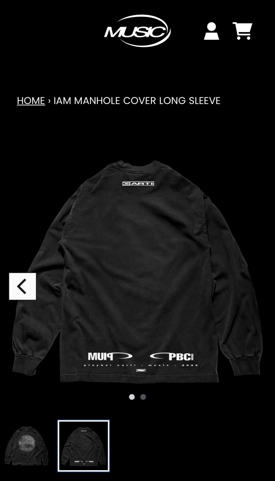 Playboicarti IAM Long Sleeve L opium