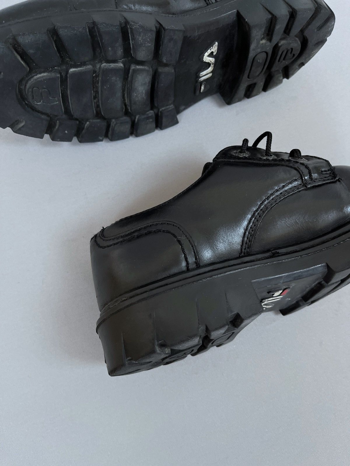 Fila 🔥Rare 90’s FILA Raver Punk Avant Garde Boots Size US 8.5 / EU 41-42 - 14 Thumbnail