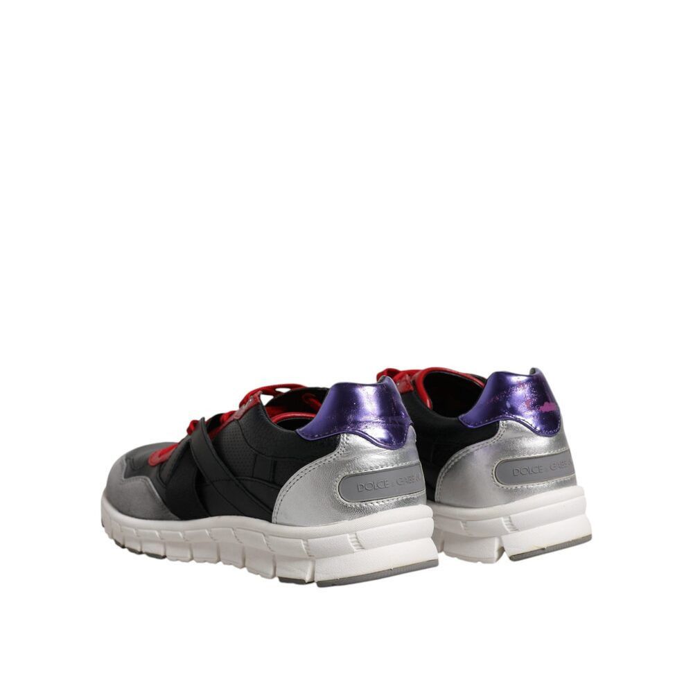 Dolce & Gabbana Dolce & Gabbana Multicolor Leather Suede Low Top Sneakers Sh Size US 8 / EU 41 - 5 Thumbnail