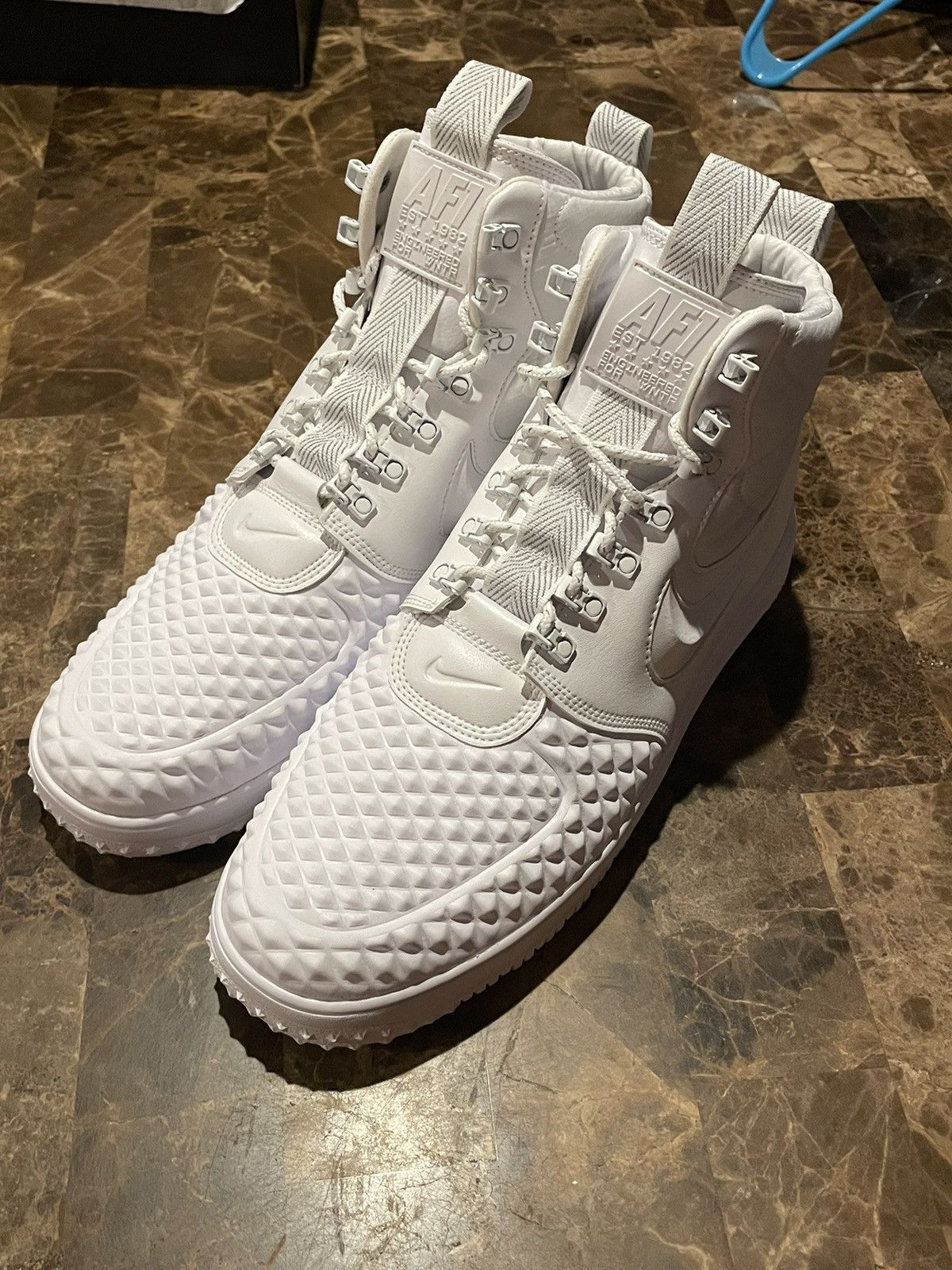 Nike NIKE Lunar Force 1 Winterized Duckboot Winter White Size US 14 / EU 47 - 3 Thumbnail