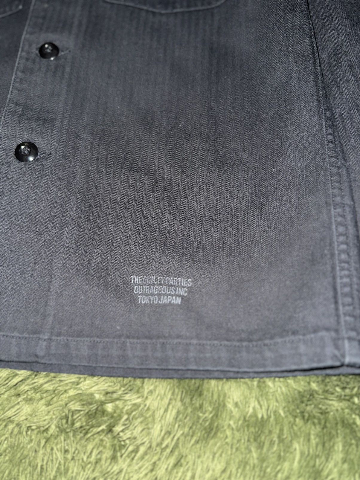 Wacko Maria [S] WACKO MARIA Herringbone Pocket Shirt Black Size US S / EU 44-46 / 1 - 5 Thumbnail