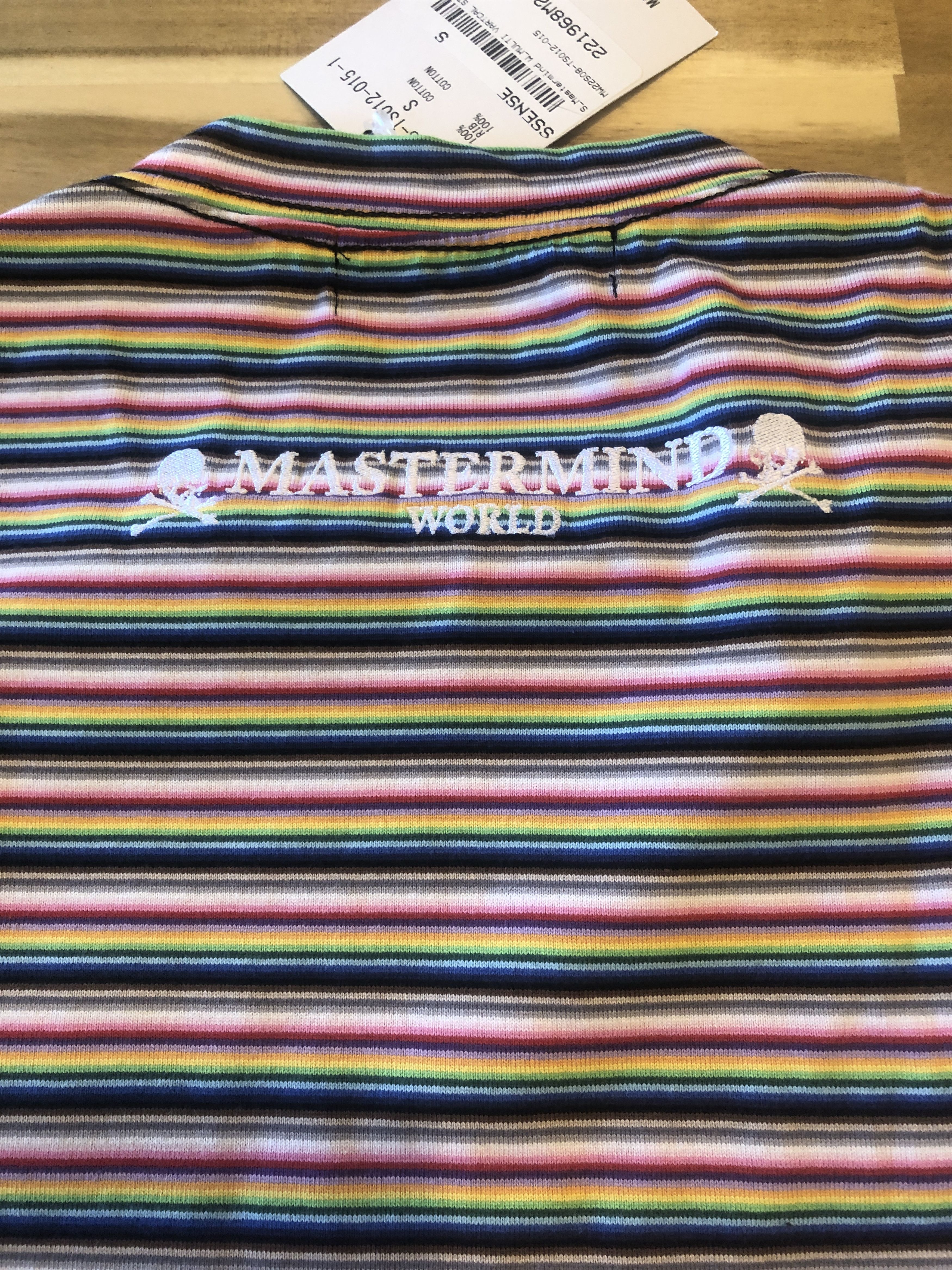 Mastermind World Multi Color Striped RARE Mastermind World T Small Size US S / EU 44-46 / 1 - 4 Thumbnail